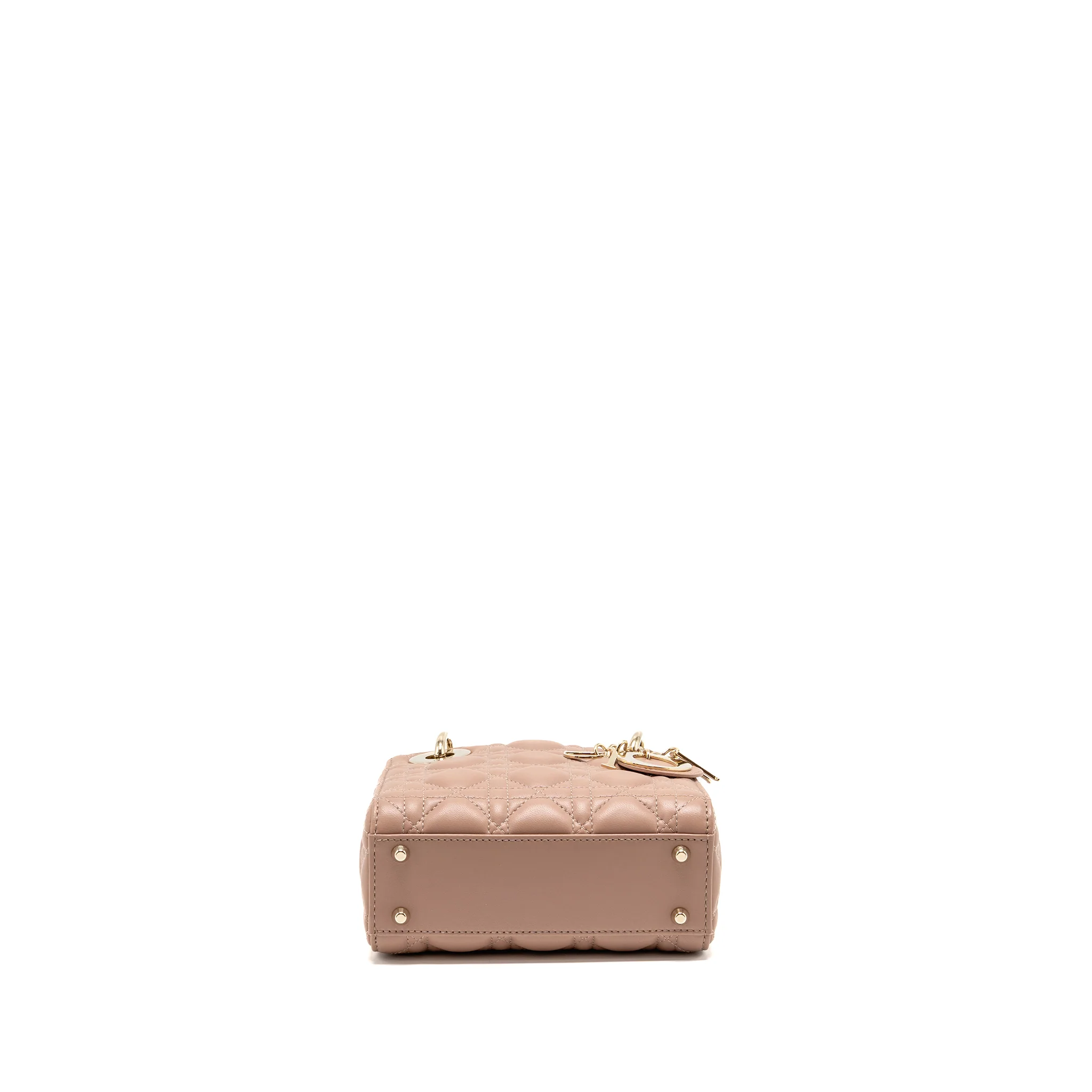 Dior Mini Lady Dior Lambskin Blush LGHW - Image 5