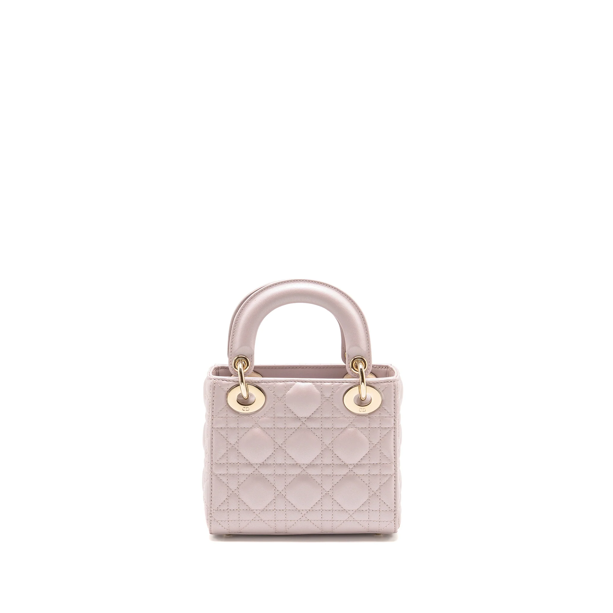 Dior Mini Lady Dior lambskin light Pink LGHW - Image 2