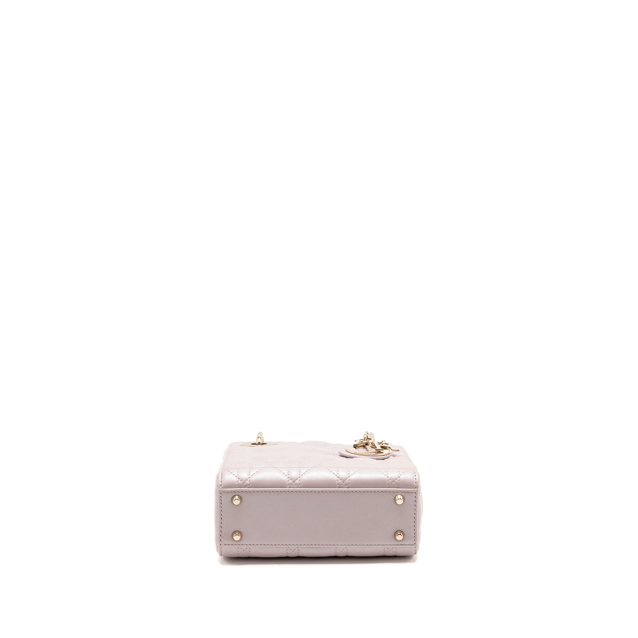 Dior Mini Lady Dior lambskin light Pink LGHW - Image 5