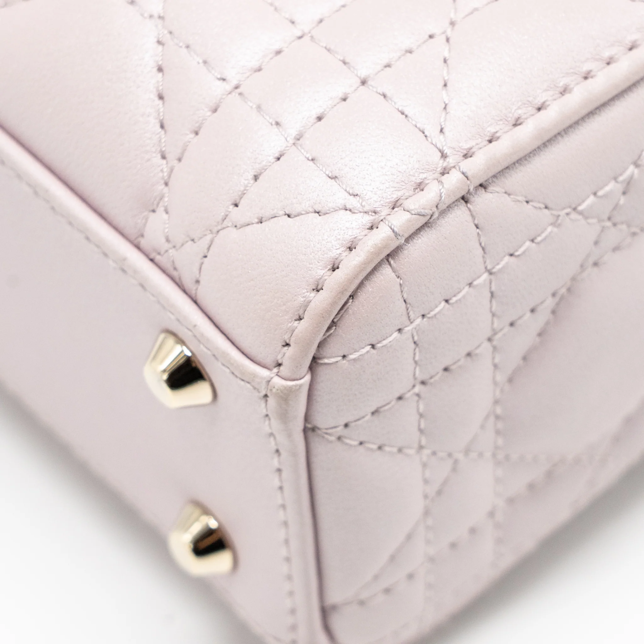 DIOR Mini Lady Dior Lambskin Light Pink LGHW - Image 11
