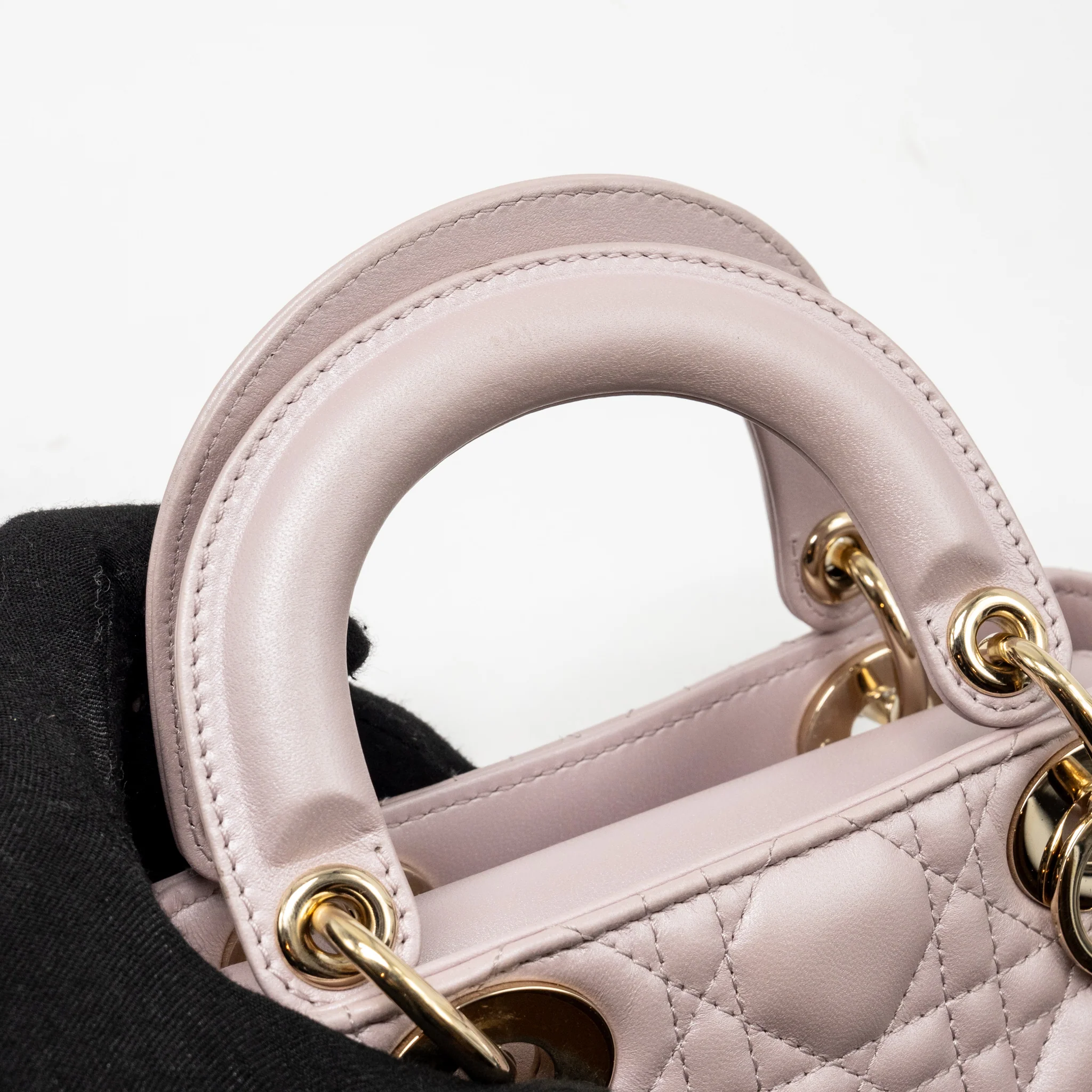 DIOR Mini Lady Dior Lambskin Light Pink LGHW - Image 13