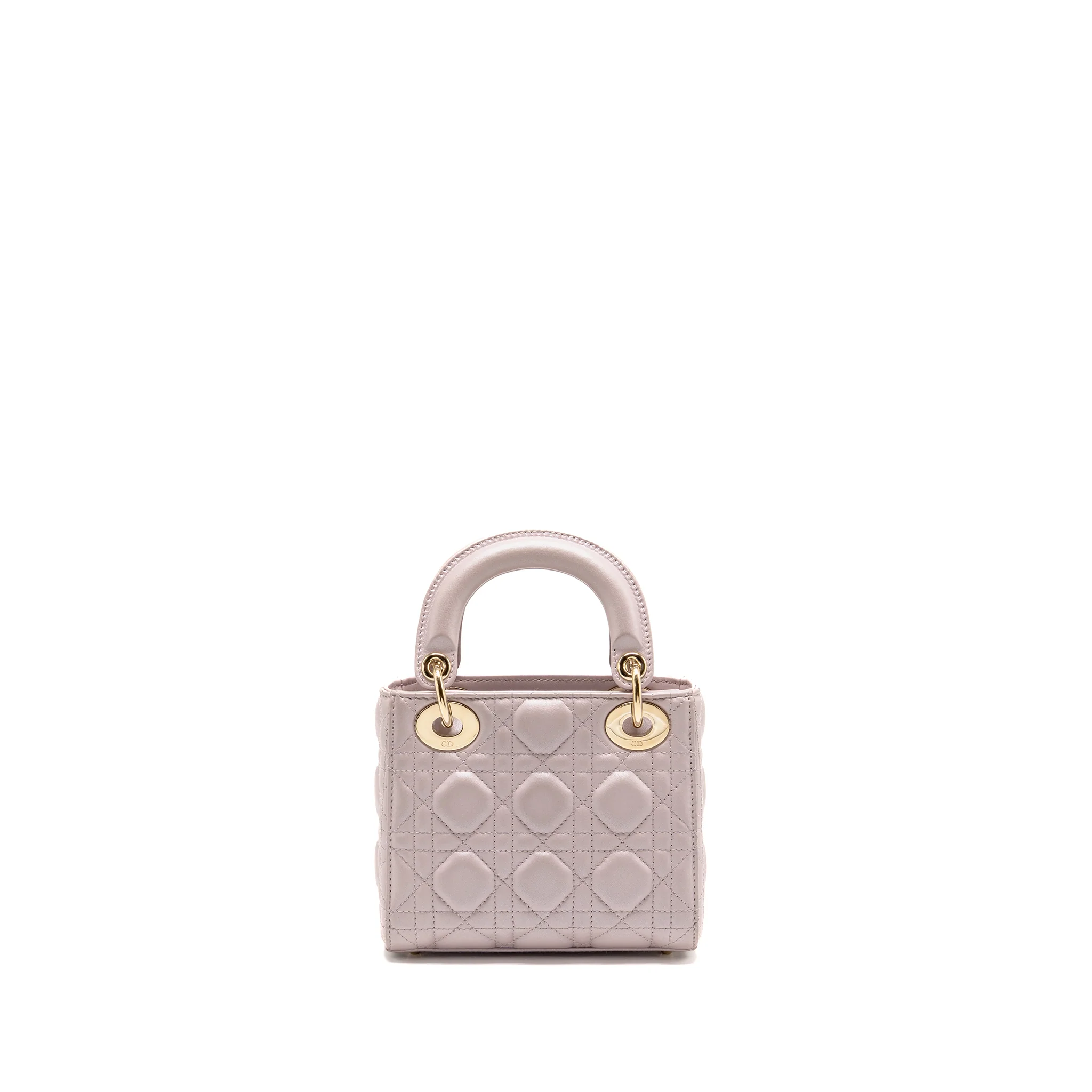 DIOR Mini Lady Dior Lambskin Light Pink LGHW - Image 2