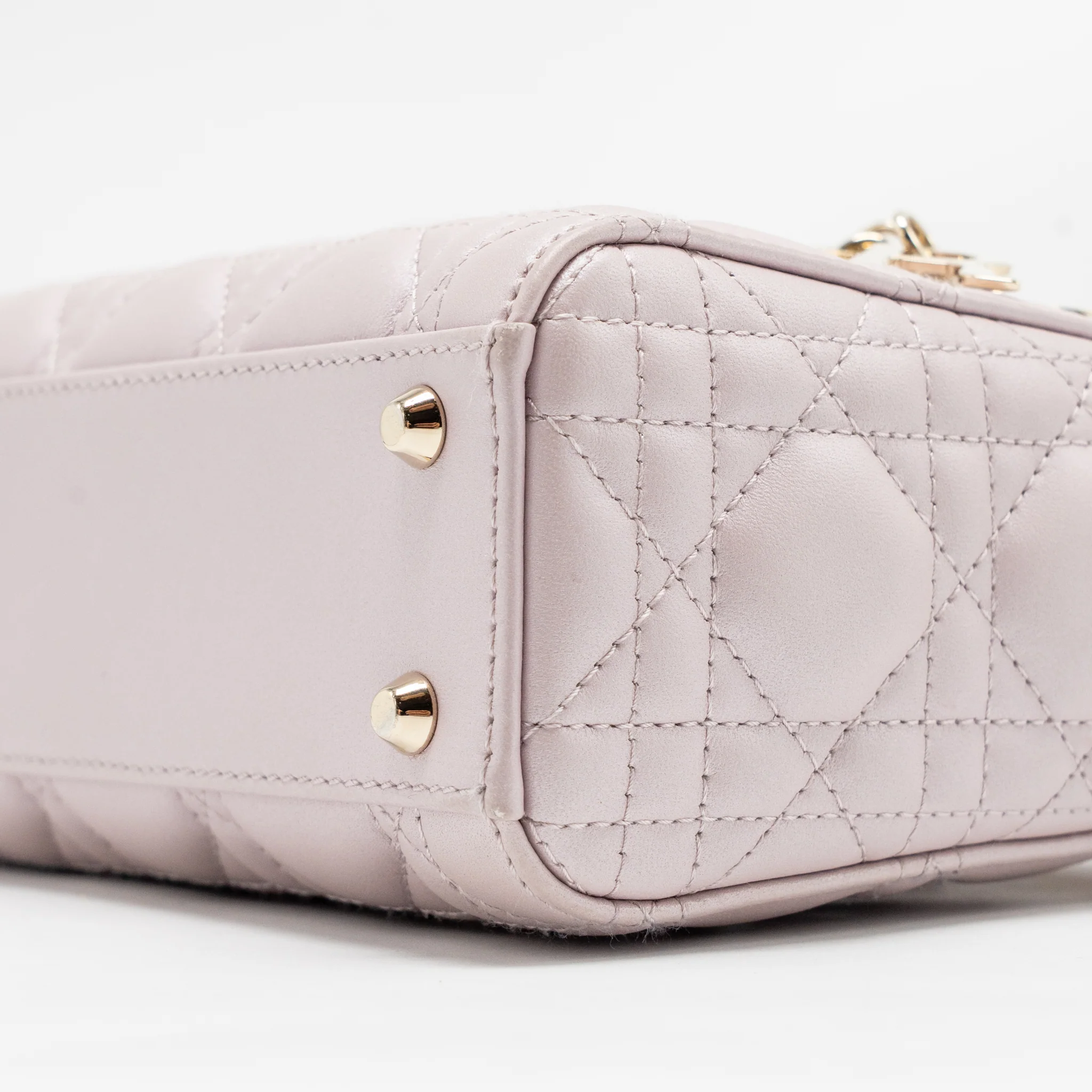 DIOR Mini Lady Dior Lambskin Light Pink LGHW - Image 7