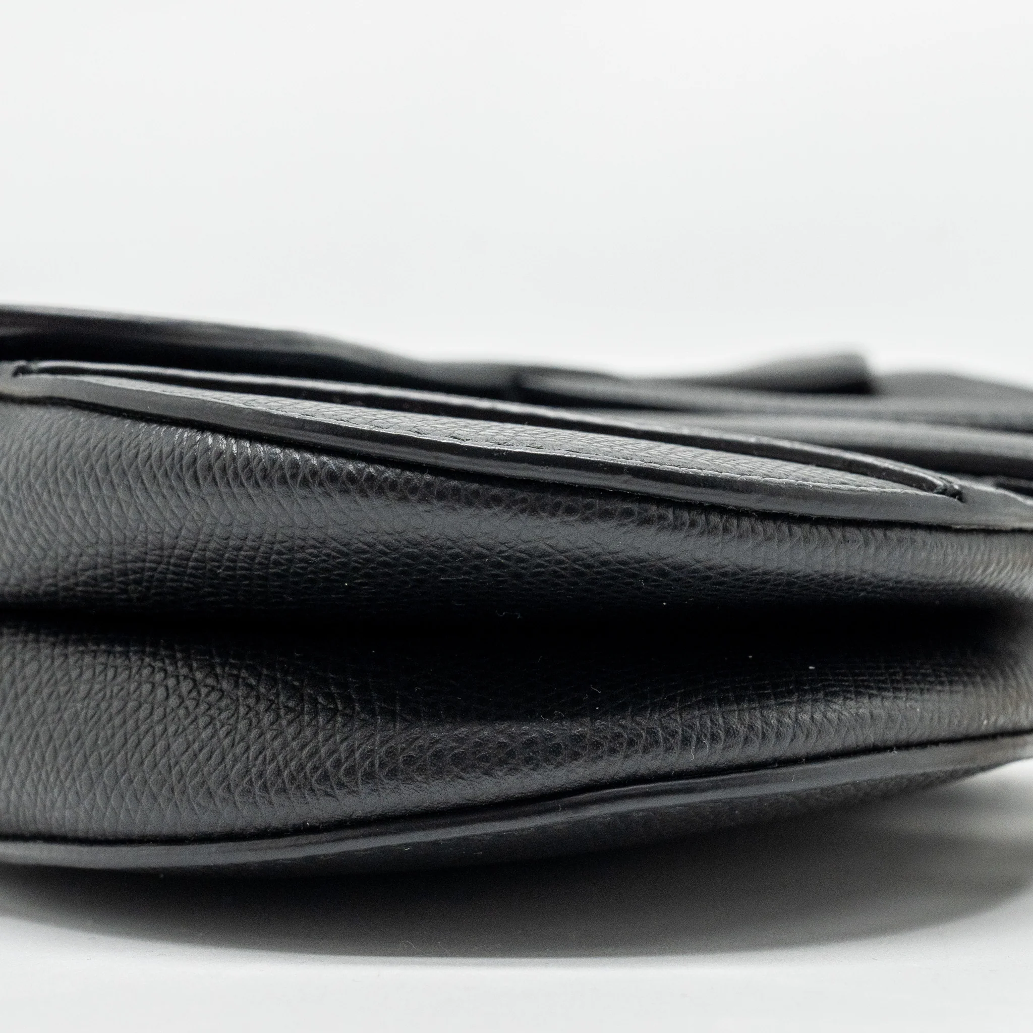 Dior MINI Saddle Bag Calfskin Black GHW - Image 6