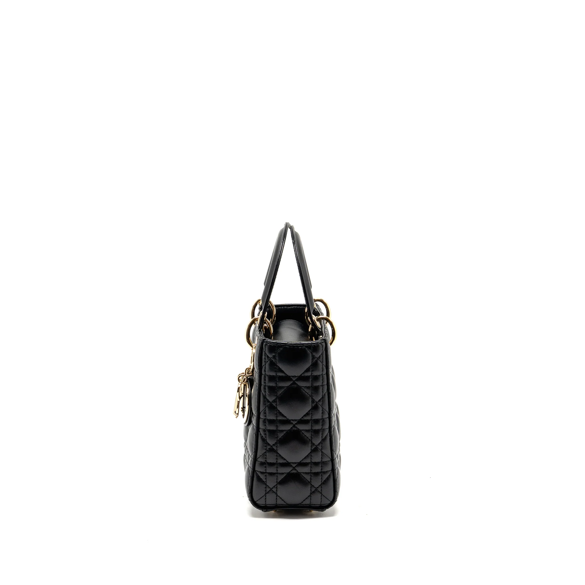 DIOR My ABC Small Lady Dior Lambskin Black LGHW - Image 4
