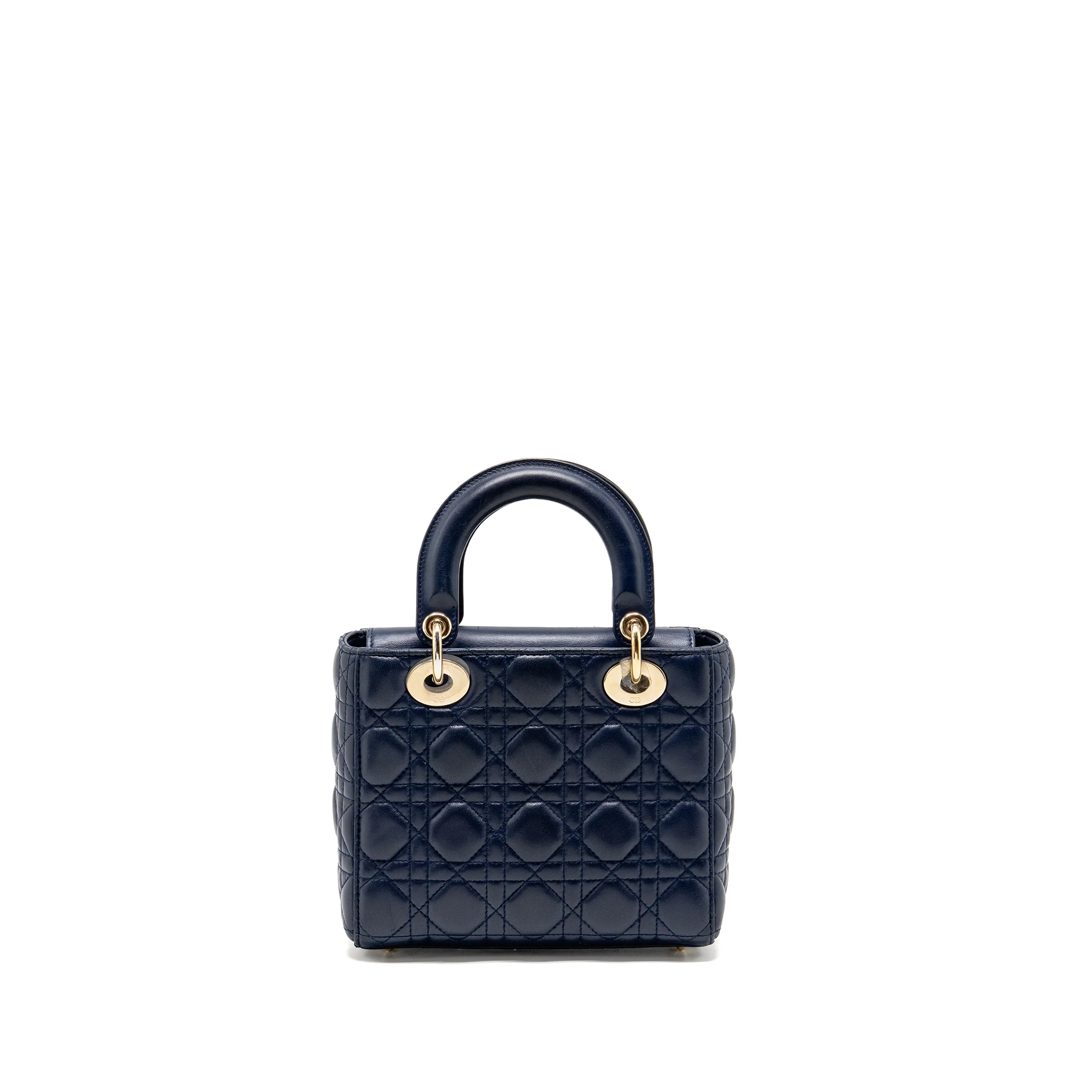 Dior My ABC Small Lady Dior Lambskin Dark Blue LGHW - Image 2