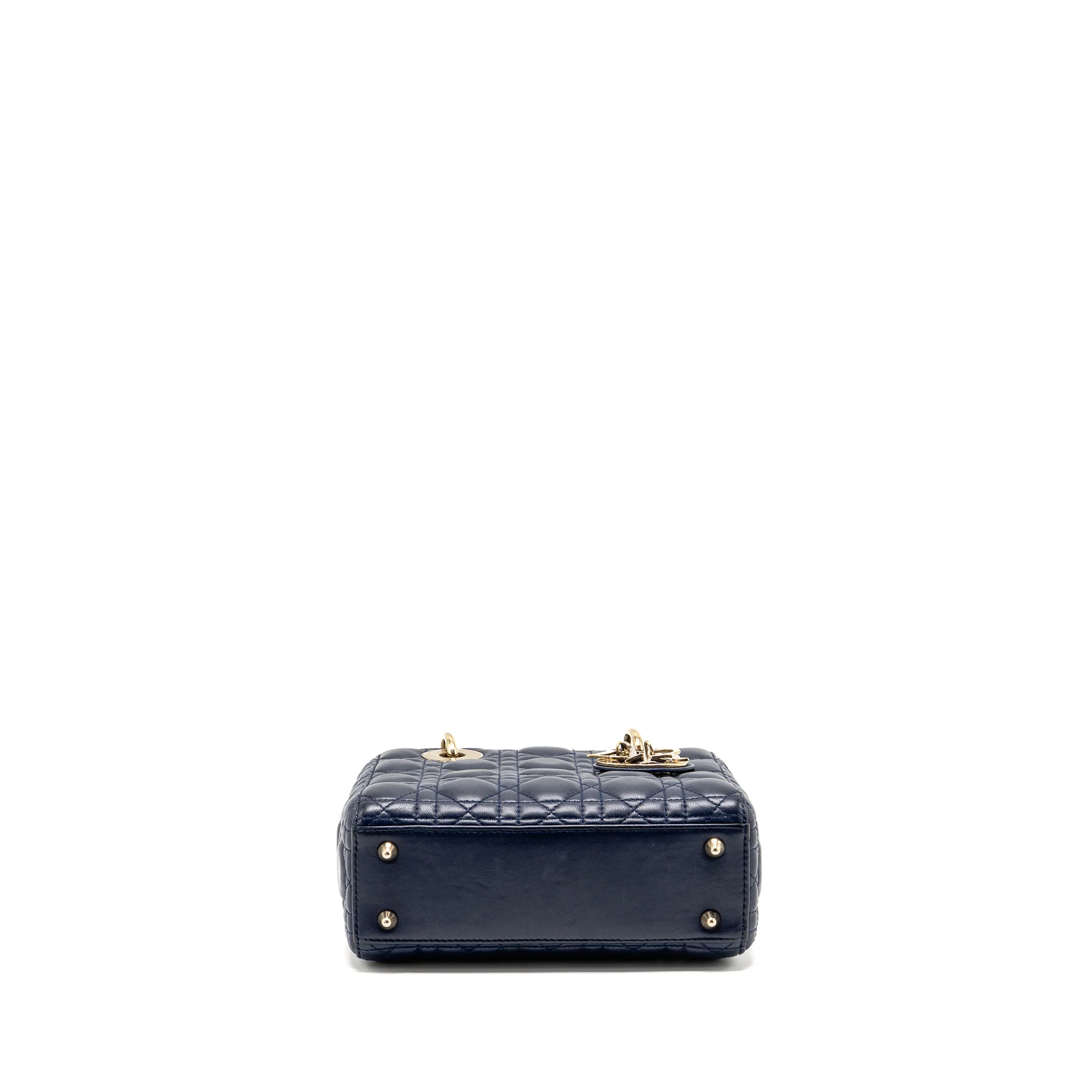 Dior My ABC Small Lady Dior Lambskin Dark Blue LGHW - Image 5