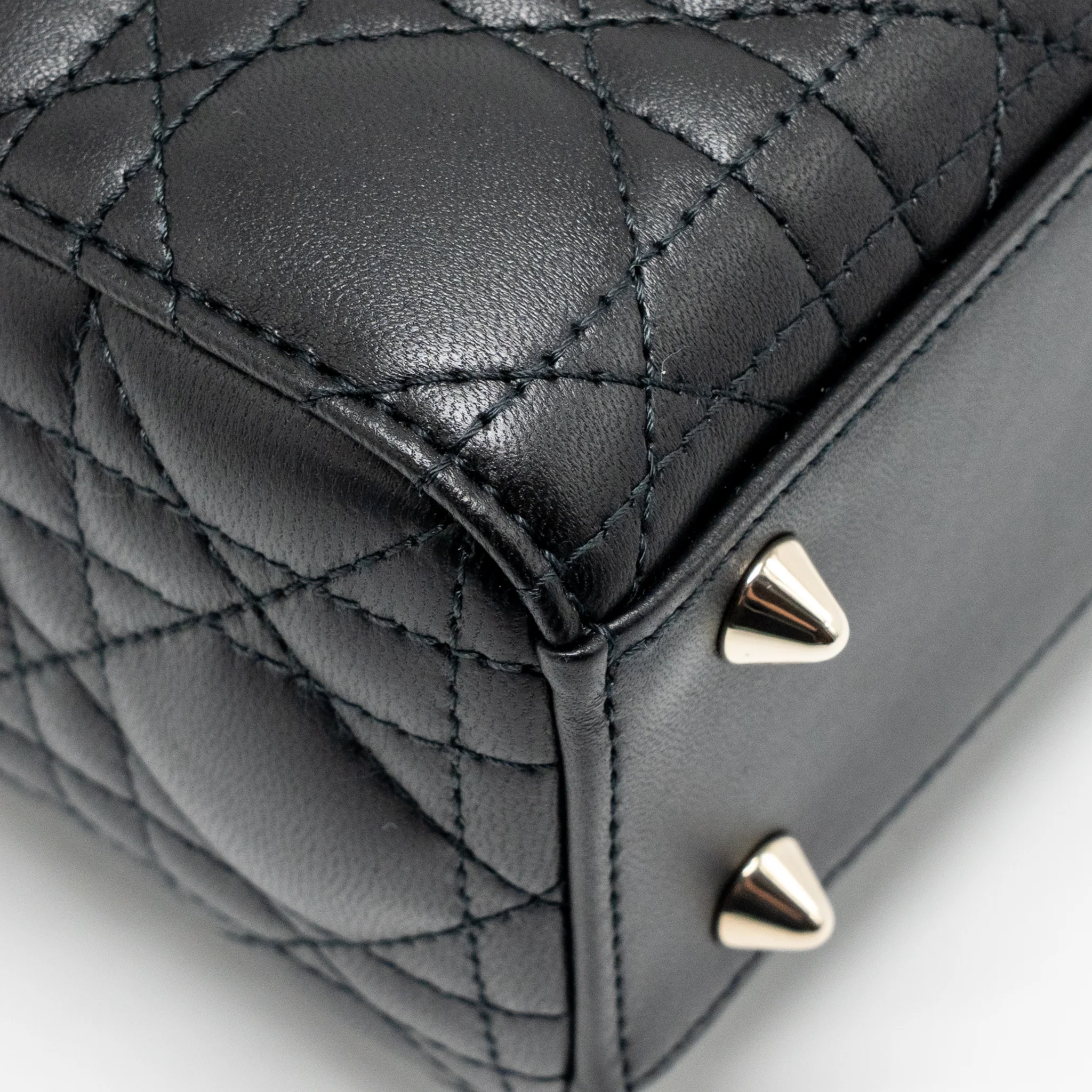 Dior My Abcdior Small Lady Dior Lambskin Black LGHW - Image 10
