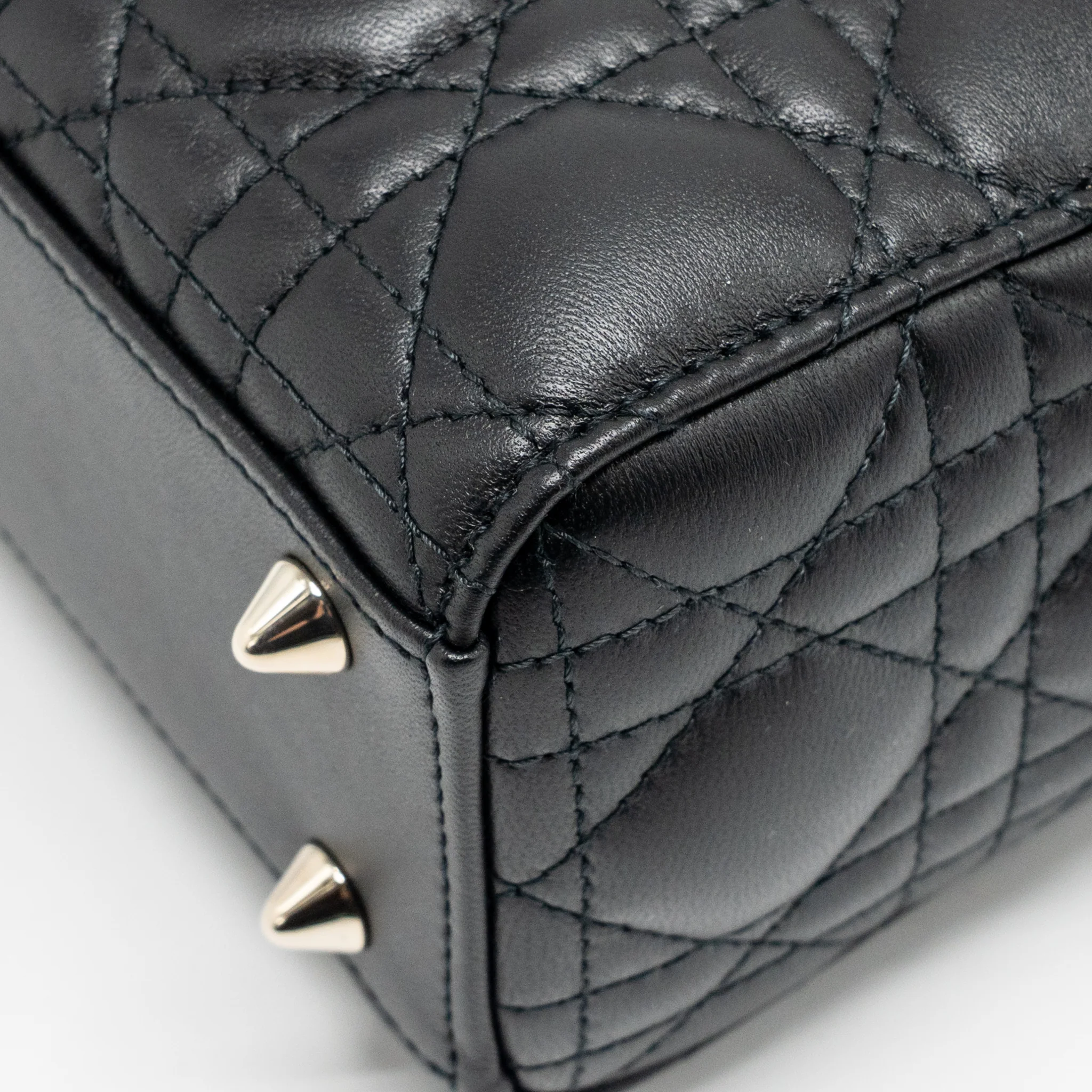 Dior My Abcdior Small Lady Dior Lambskin Black LGHW - Image 9
