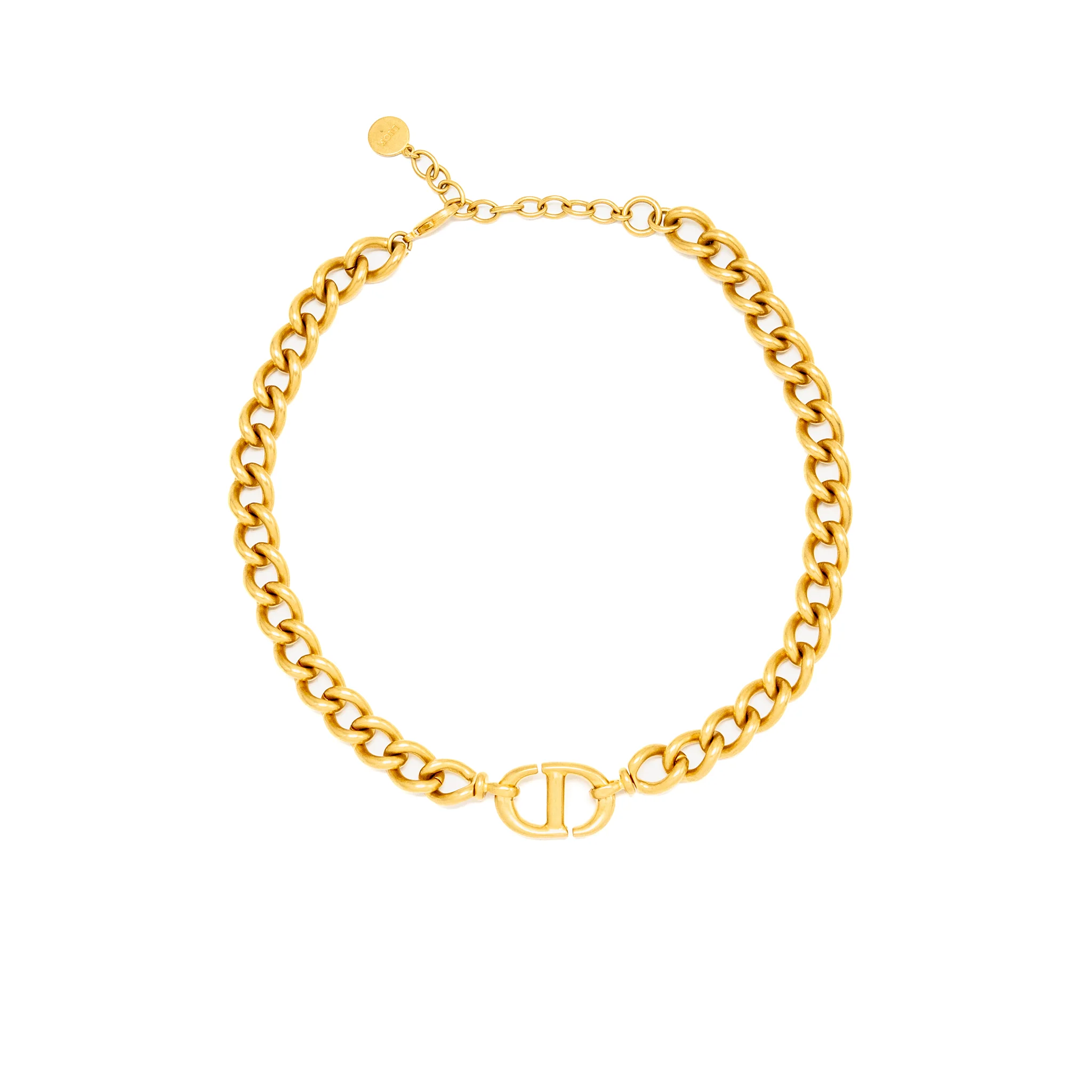 Dior CD Necklace/Chocker Gold Tone