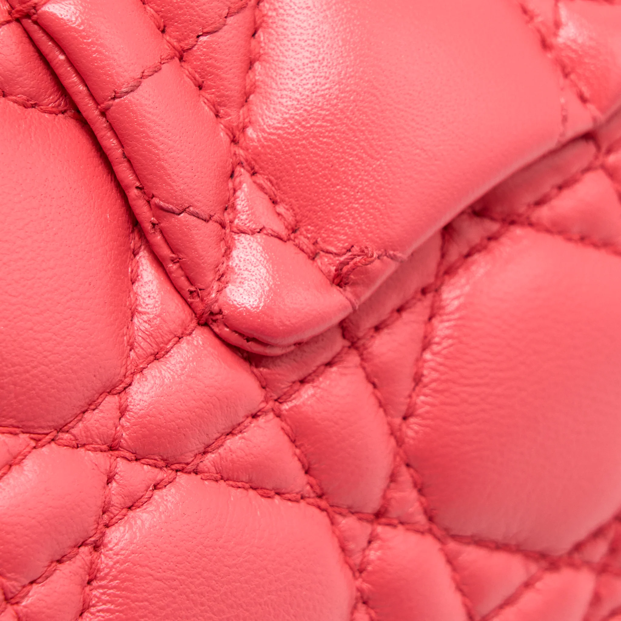 Dior New Lock Flap Shoulder Bag Lambskin Red SHW - Image 12