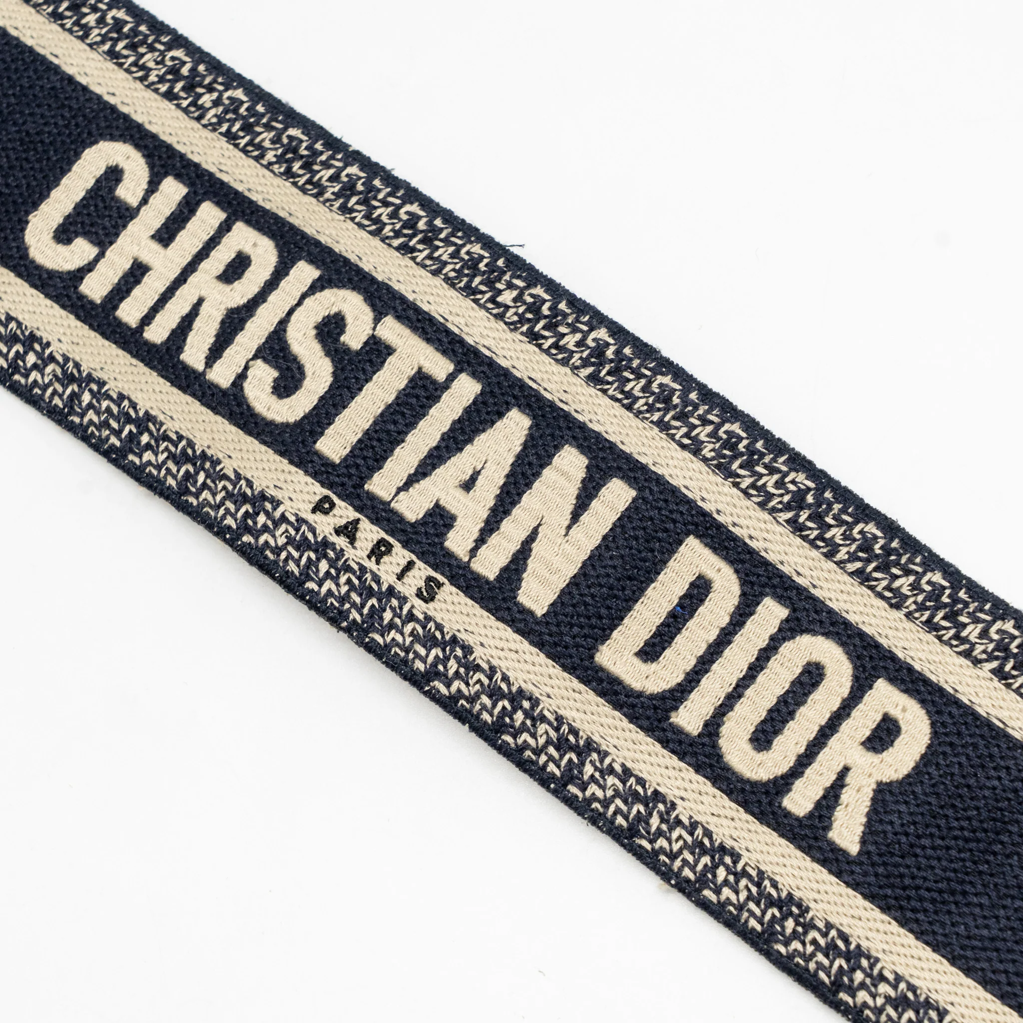 Dior Shoulder Strap Oblique Canvas/Leather Blue/Black GHW - Image 3