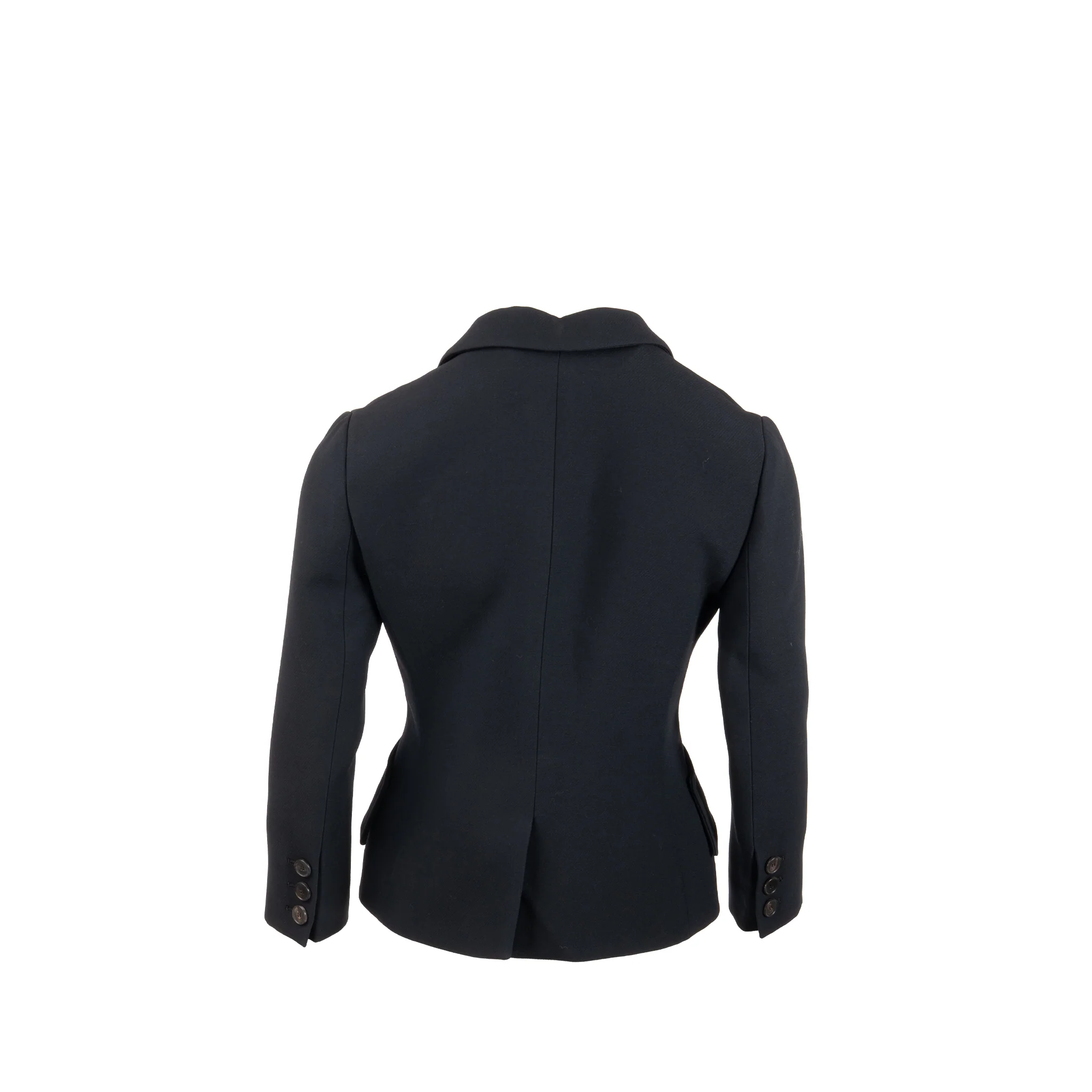 Dior Size 36 classic jacket wool/silk black - Image 3