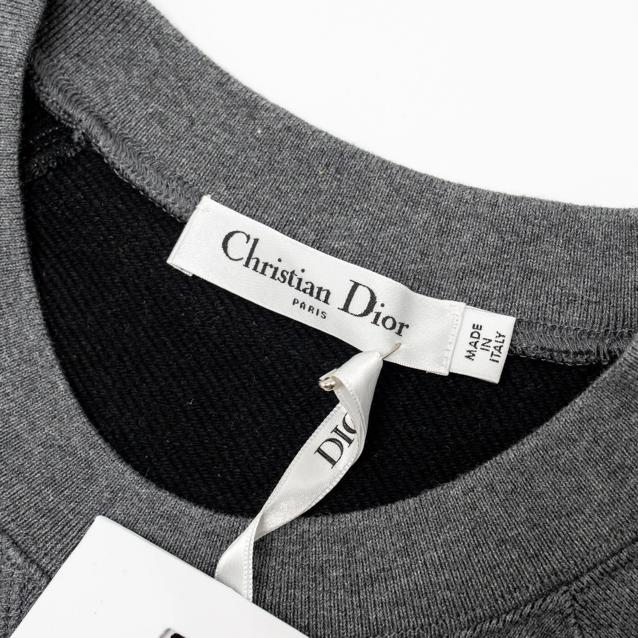 Dior Size 38 Dior Amour Graffiti Sweatshirt Cotton Grey - Image 5