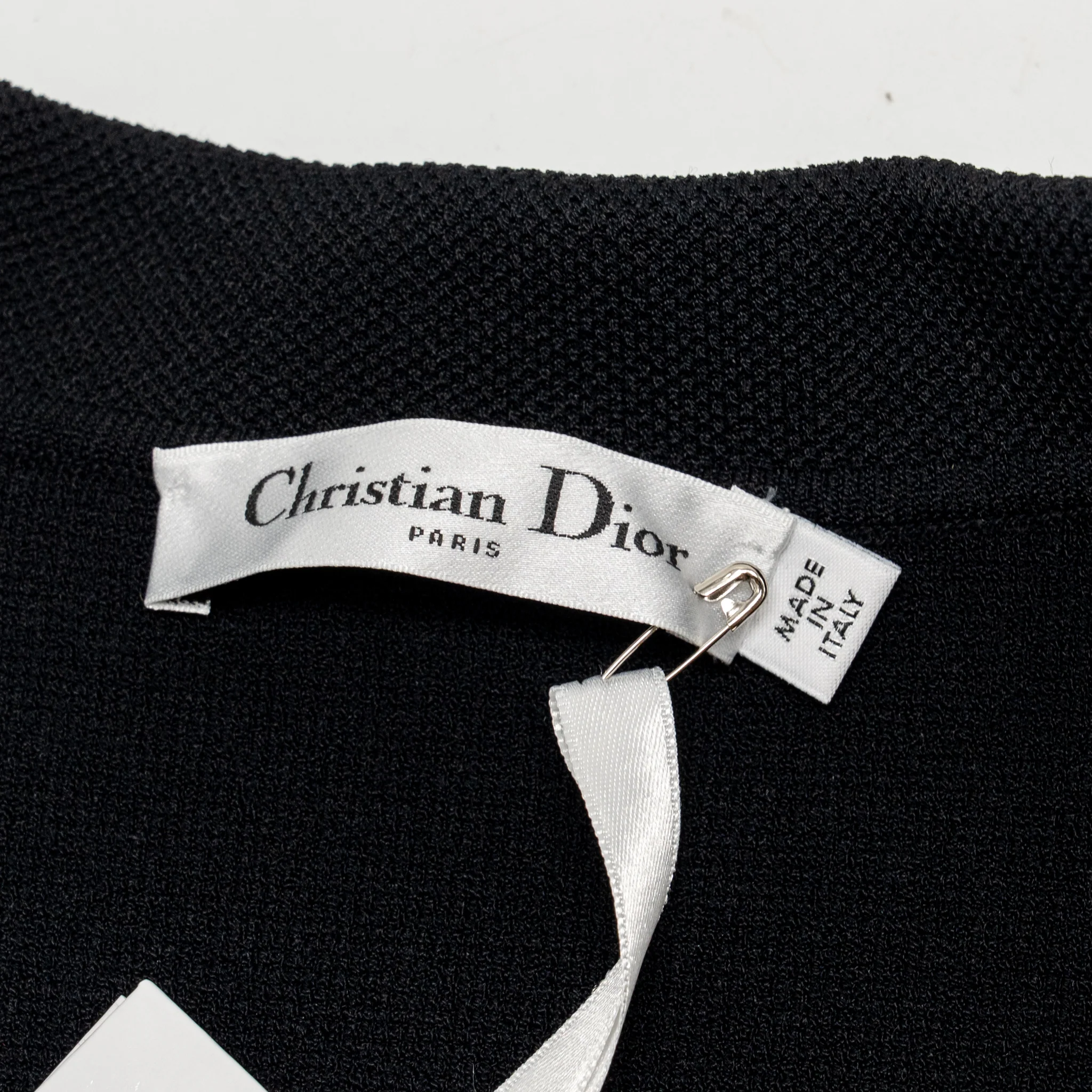 Dior Size 44 Black Star Button Technical Mesh Jacket Black - Image 7