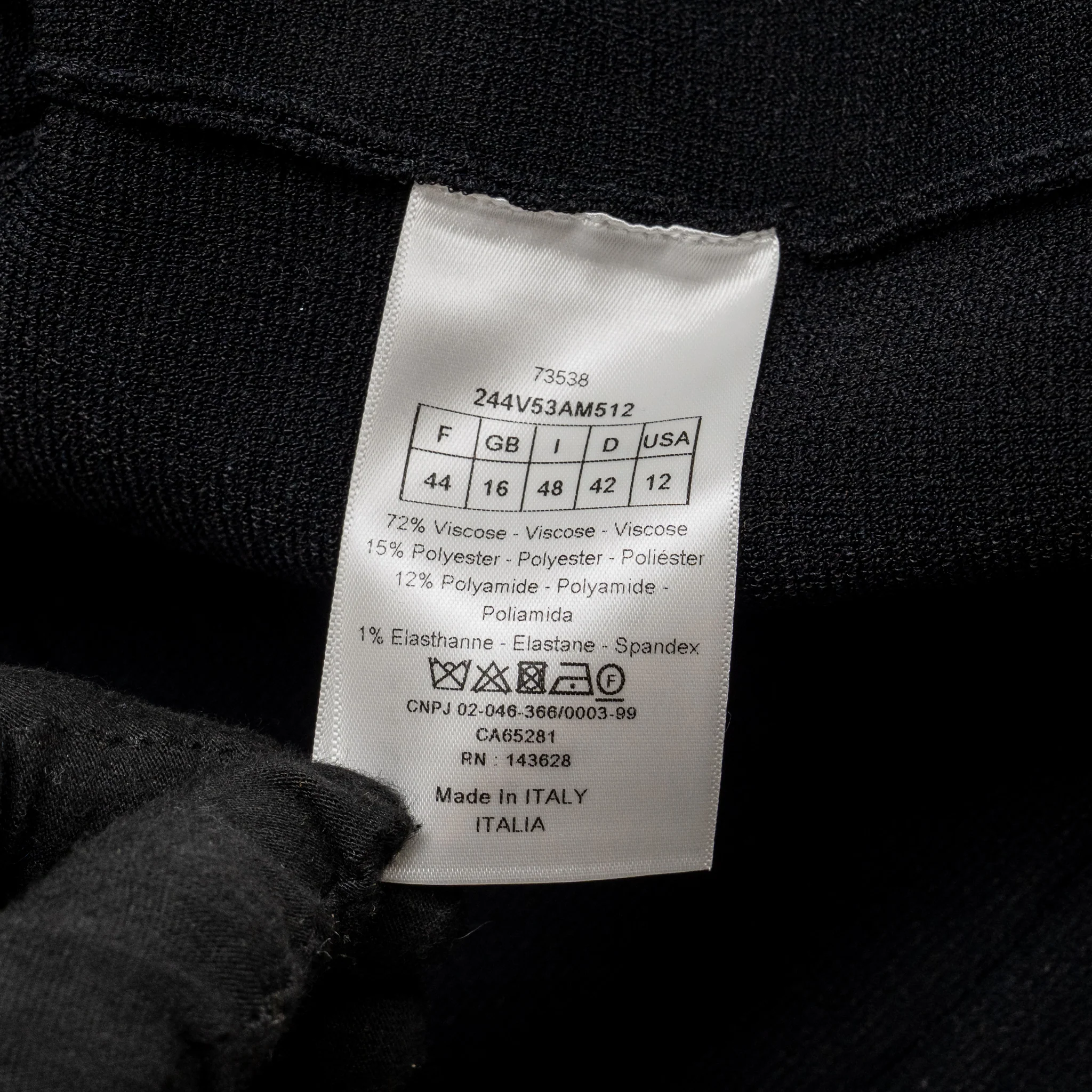 Dior Size 44 Black Star Button Technical Mesh Jacket Black - Image 8