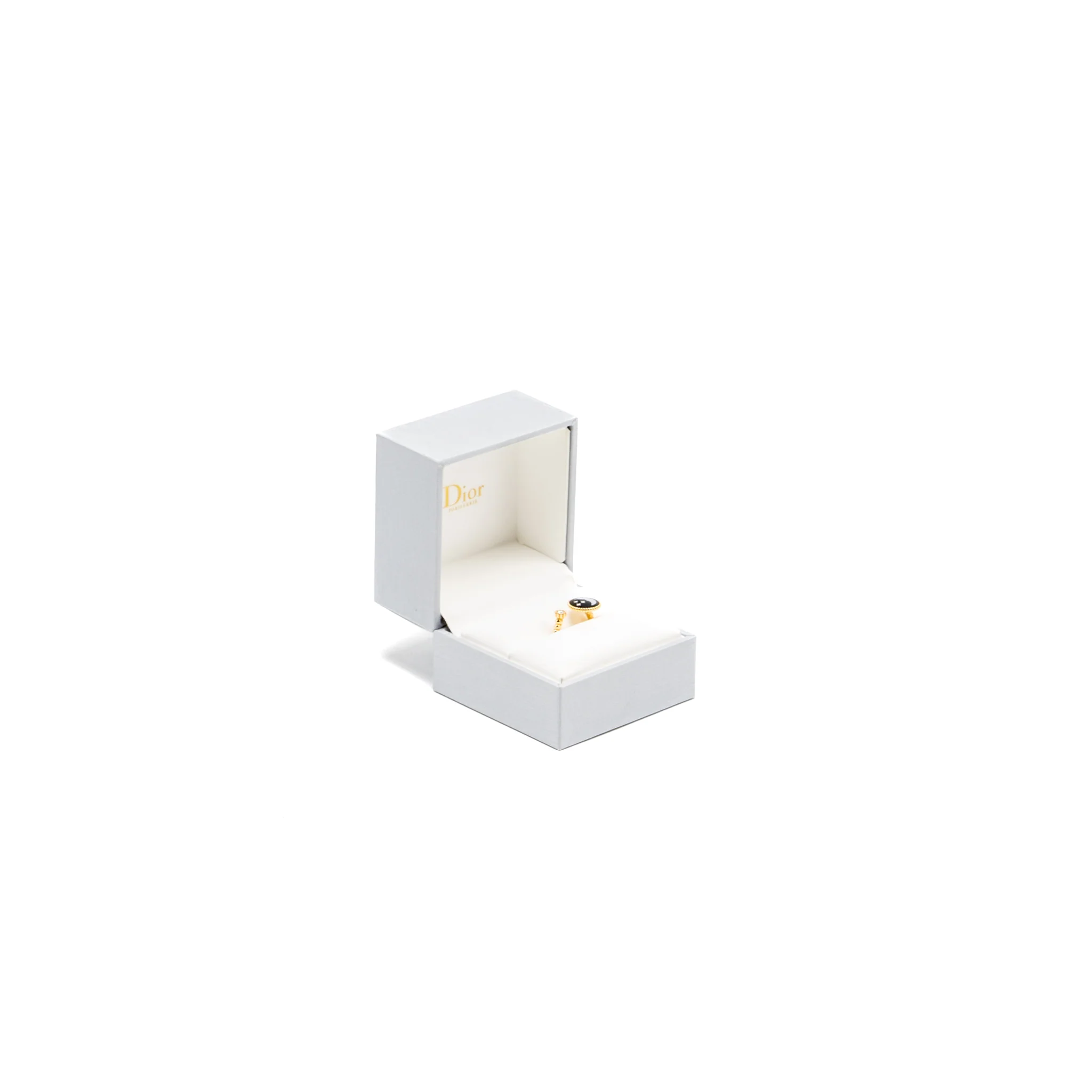 Dior Size 49 Rose Celeste Ring Yellow/White Gold/Diamond/Onyx/Mother of Pearl - Image 2