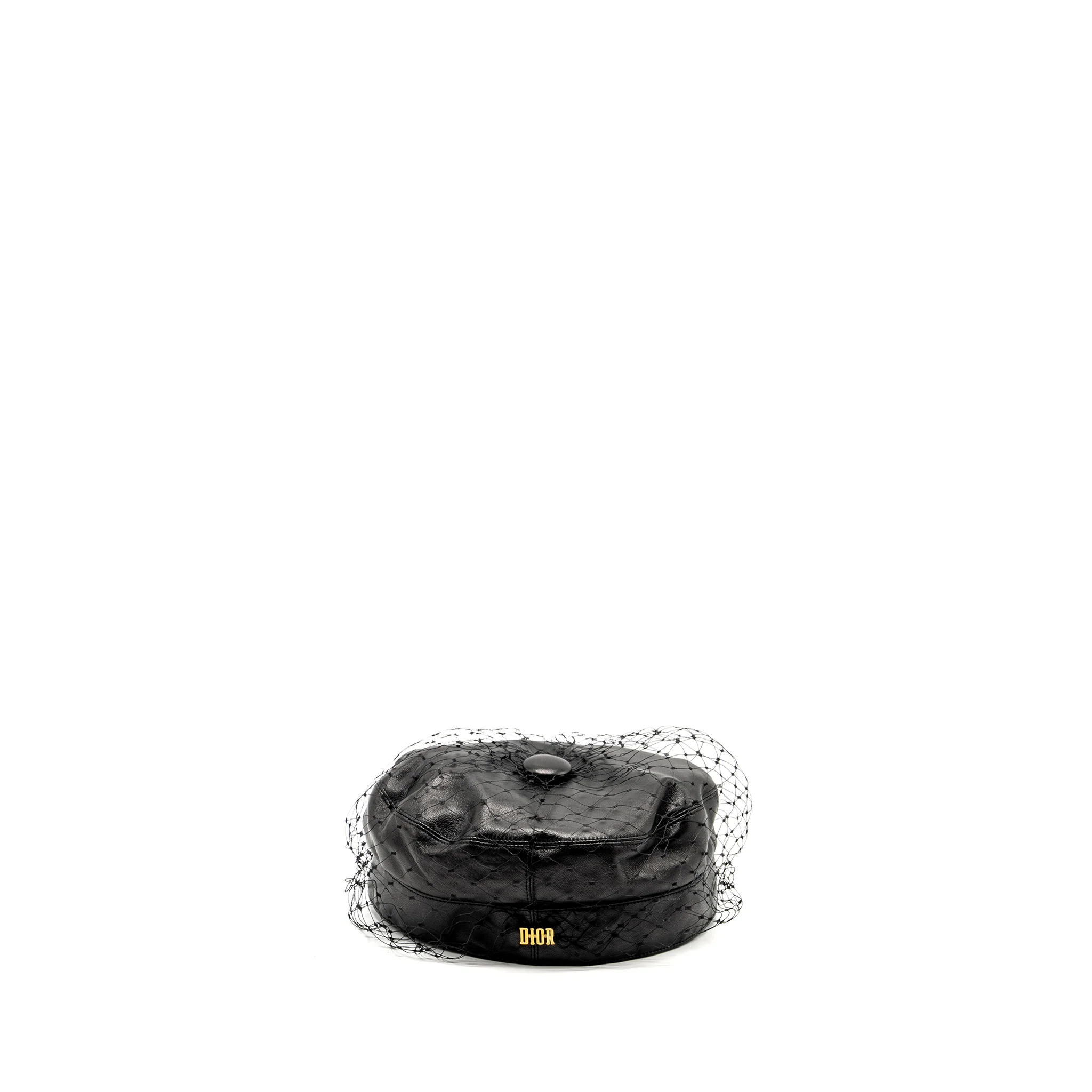 Dior size 57 Paris Revolution Cap with Veil Black - Image 2