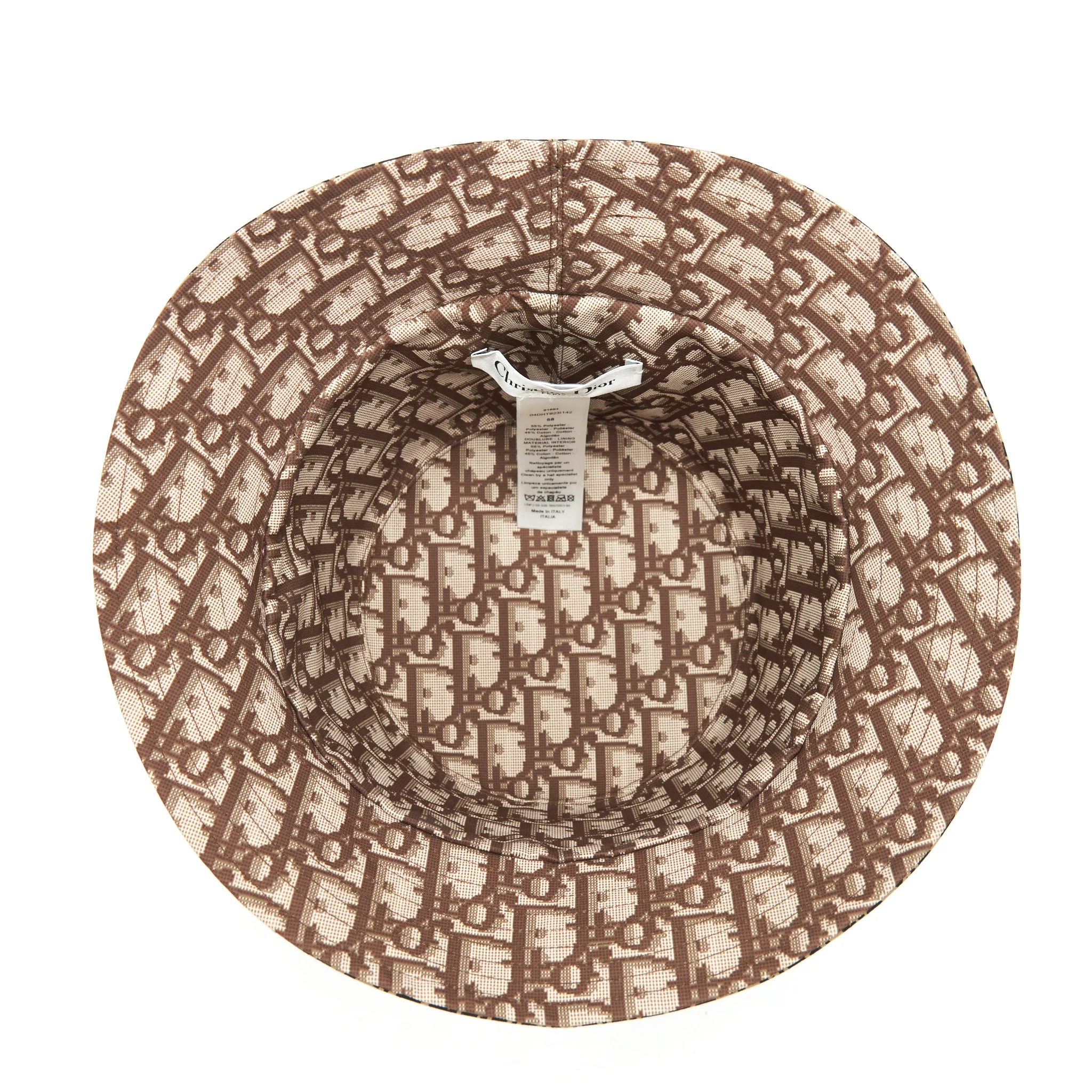 Dior Size 58 Reversible Bucket Hat - Image 2
