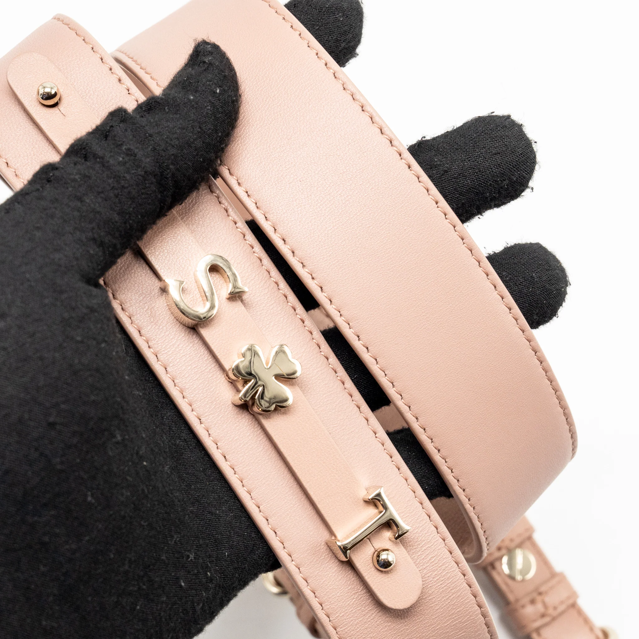 Dior Small Lady Dior Lambskin Dark Pink LGHW - Image 17