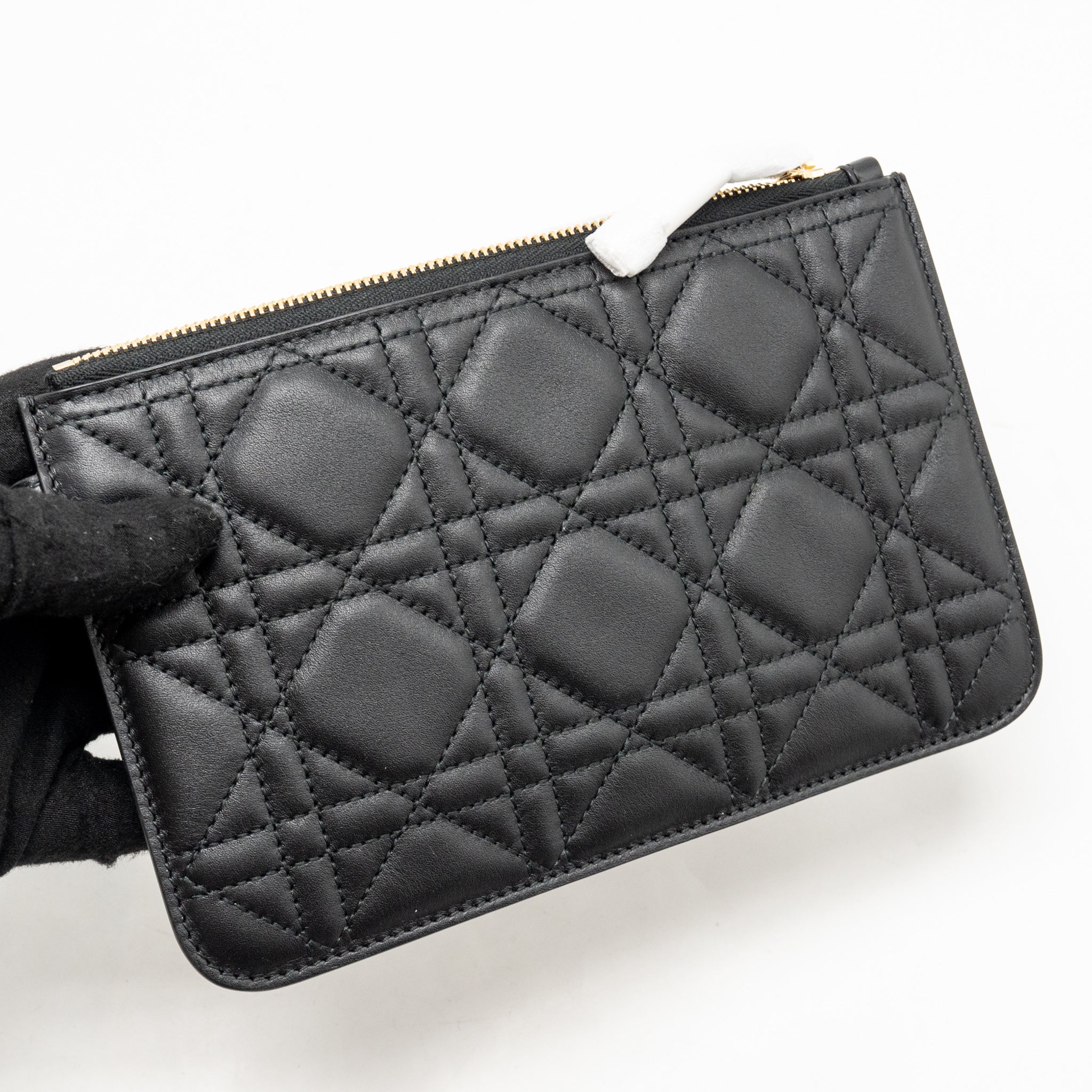 Dior Small Toujours tote bag Macrocannage calfskin black LGHW - Image 15
