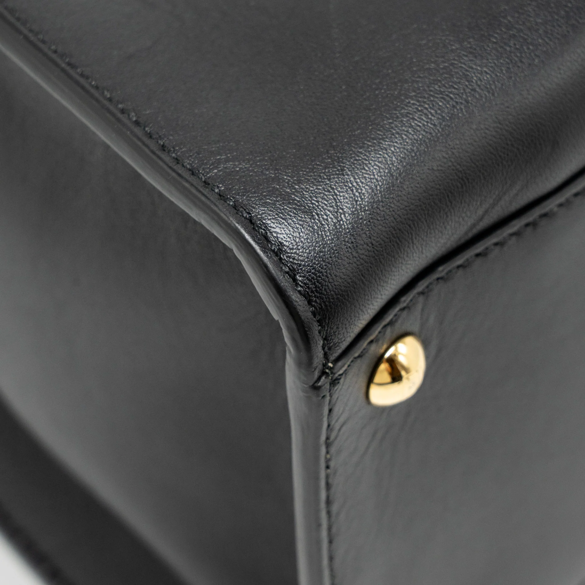 Fendi Peekaboo X-Lite Medium Calfskin Black GHW - Image 11