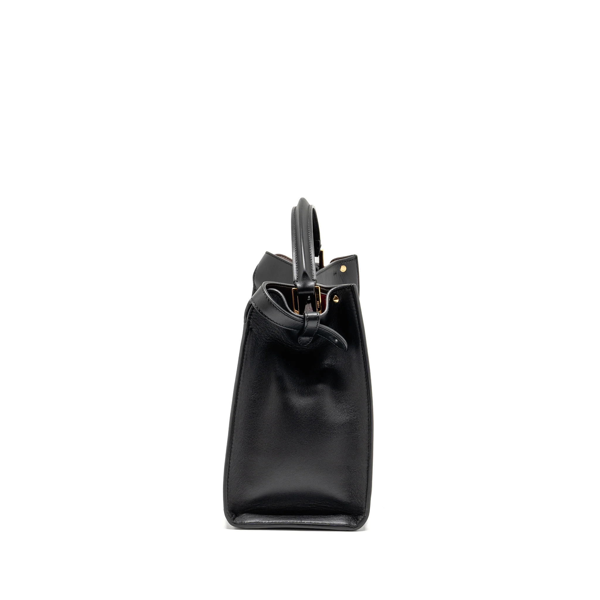 Fendi Peekaboo X-Lite Medium Calfskin Black GHW - Image 3