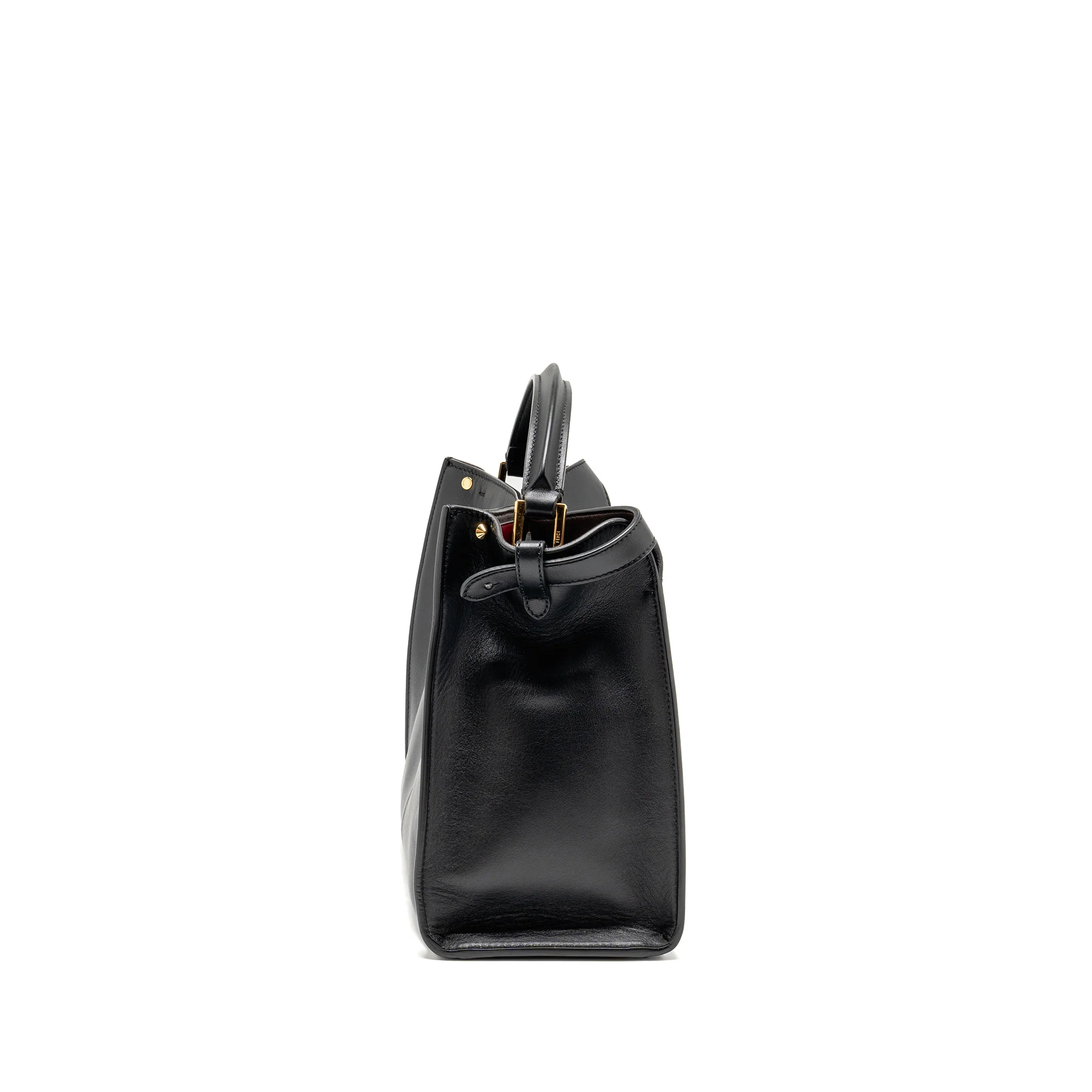 Fendi Peekaboo X-Lite Medium Calfskin Black GHW - Image 4