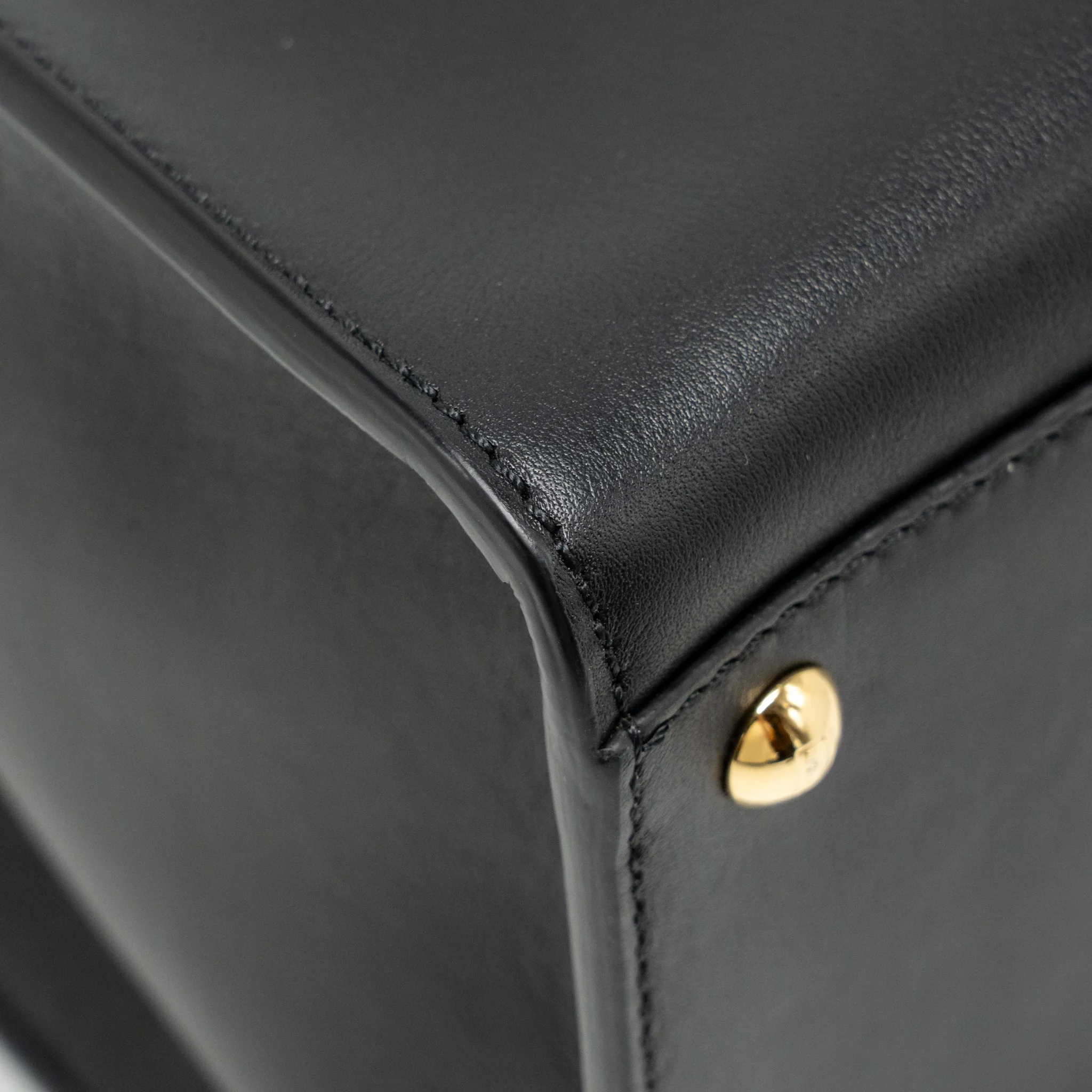 Fendi Peekaboo X-Lite Medium Calfskin Black GHW - Image 9