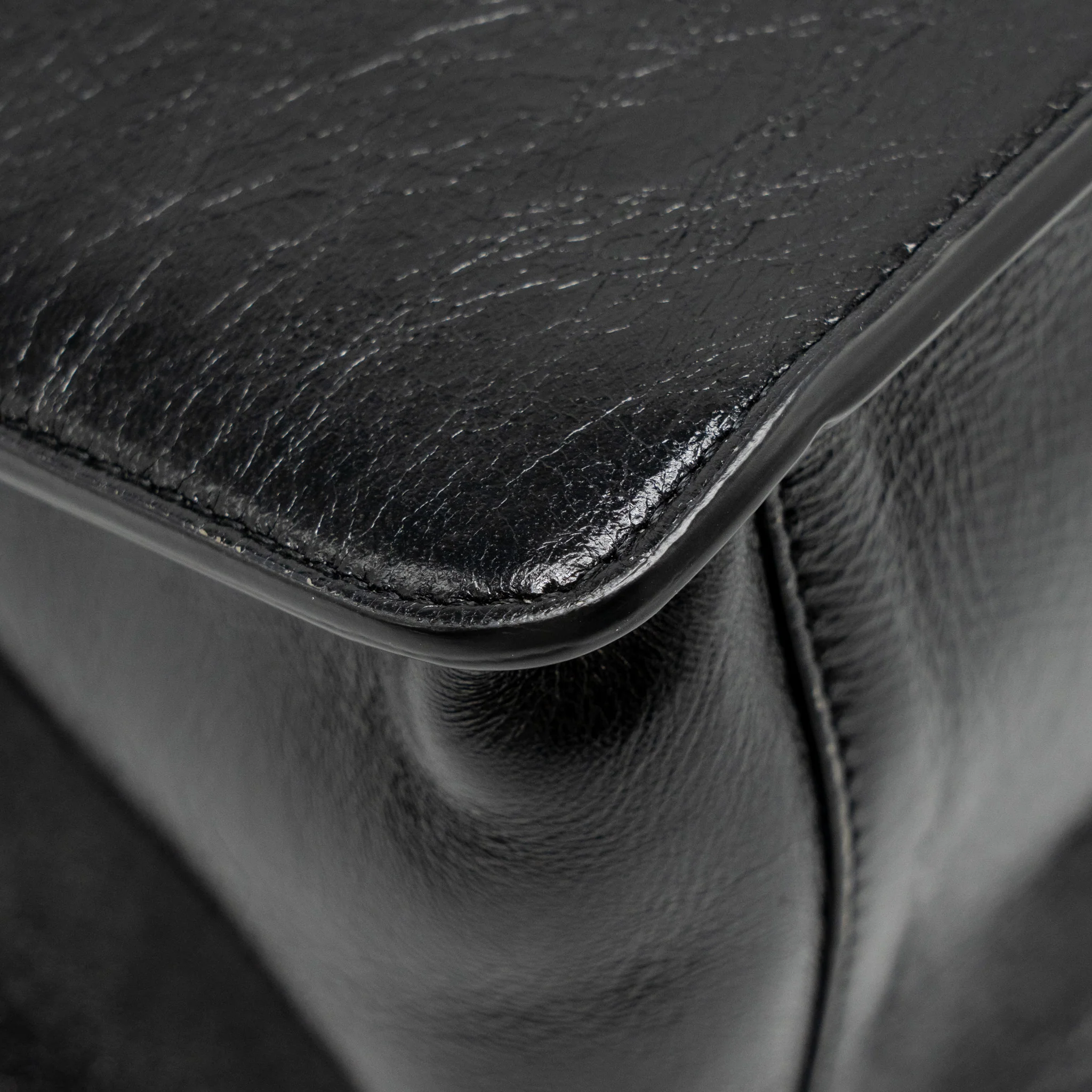 Fendi Kan U Shoulder Bag Leather Black GHW - Image 11