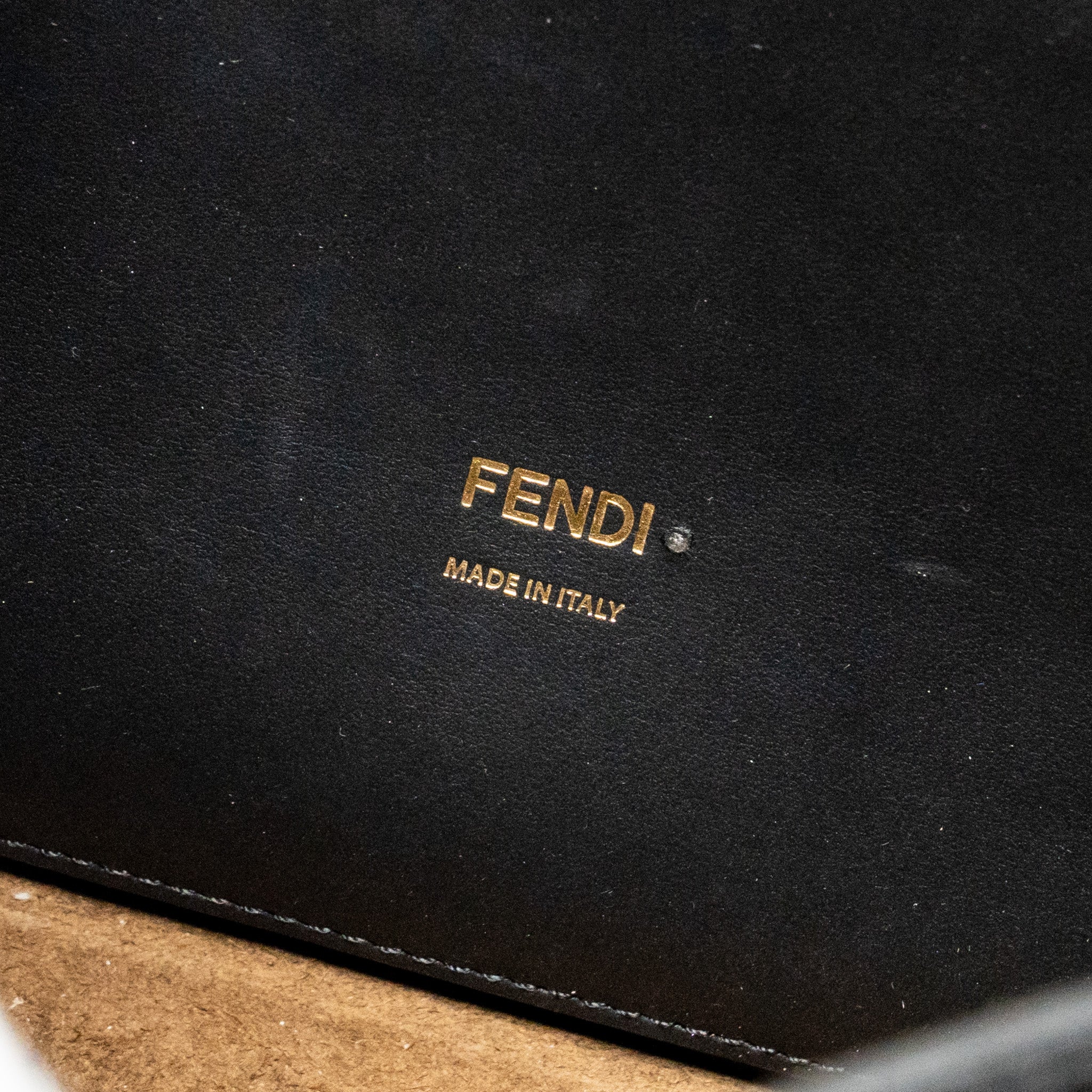 Fendi Kan U Shoulder Bag Leather Black GHW - Image 16