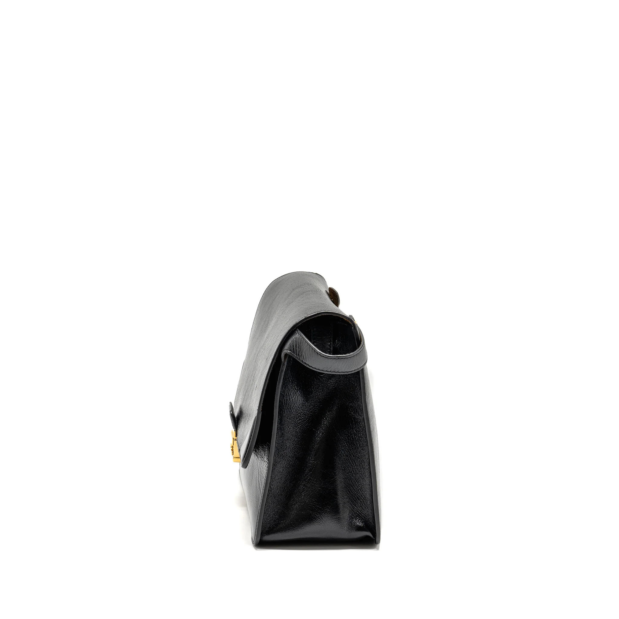 Fendi Kan U Shoulder Bag Leather Black GHW - Image 4