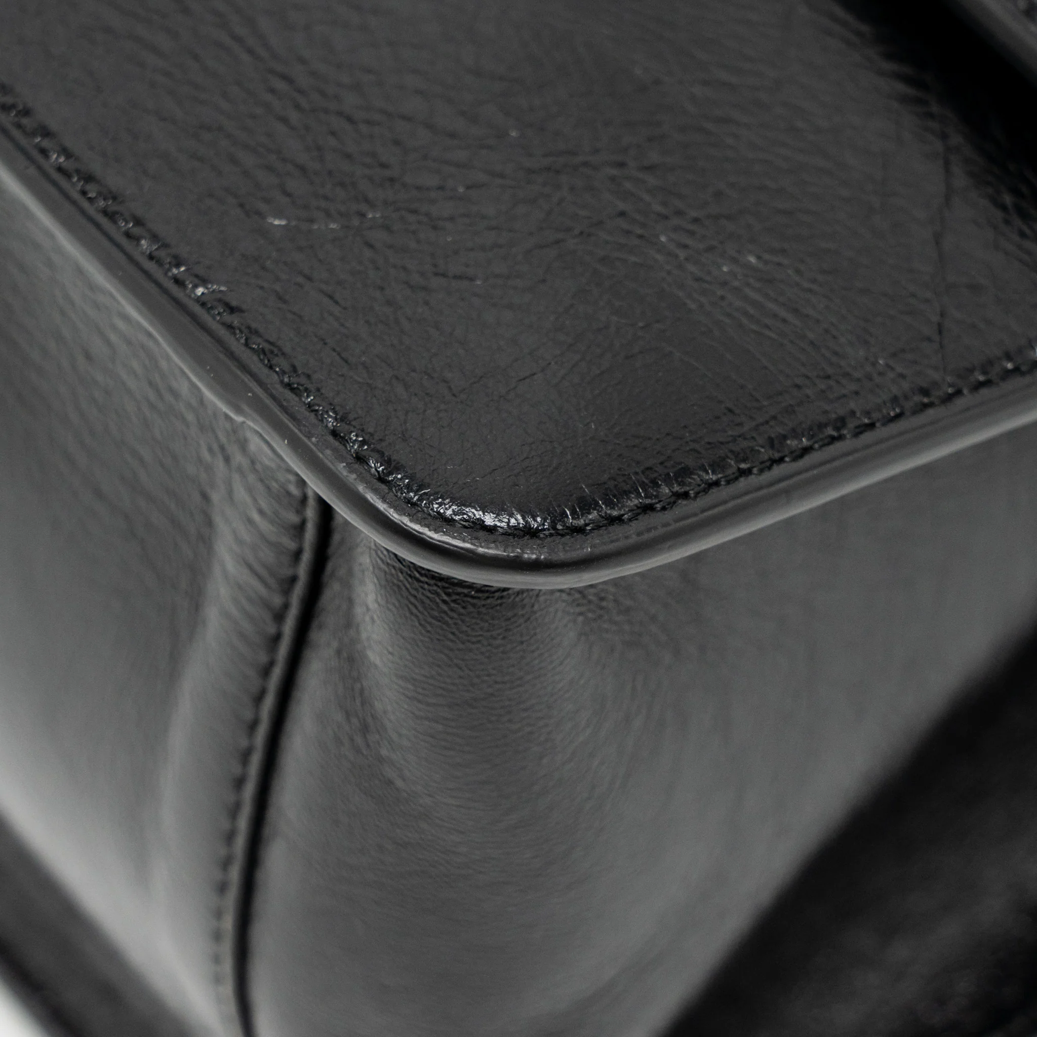 Fendi Kan U Shoulder Bag Leather Black GHW - Image 8