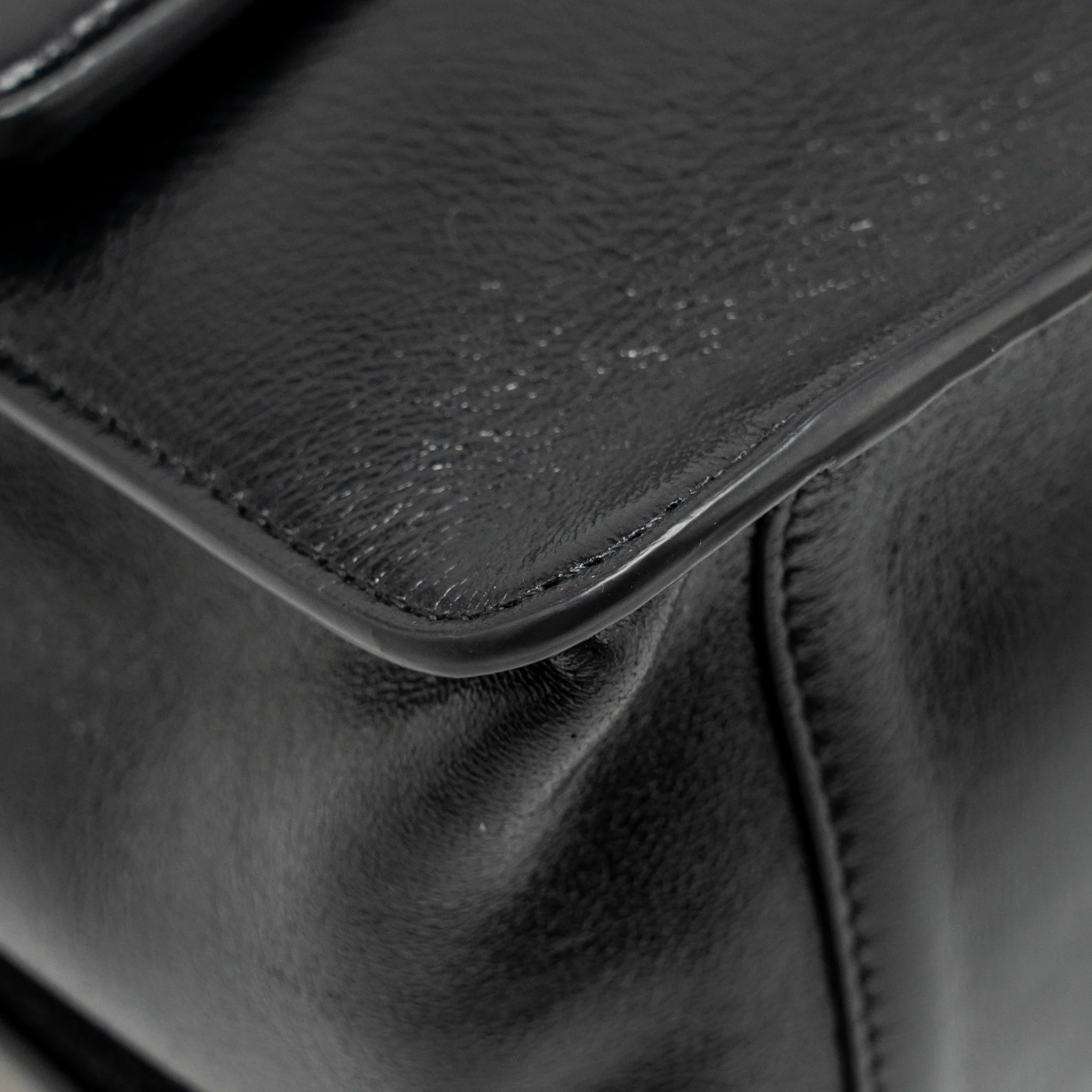 Fendi Kan U Shoulder Bag Leather Black GHW - Image 9