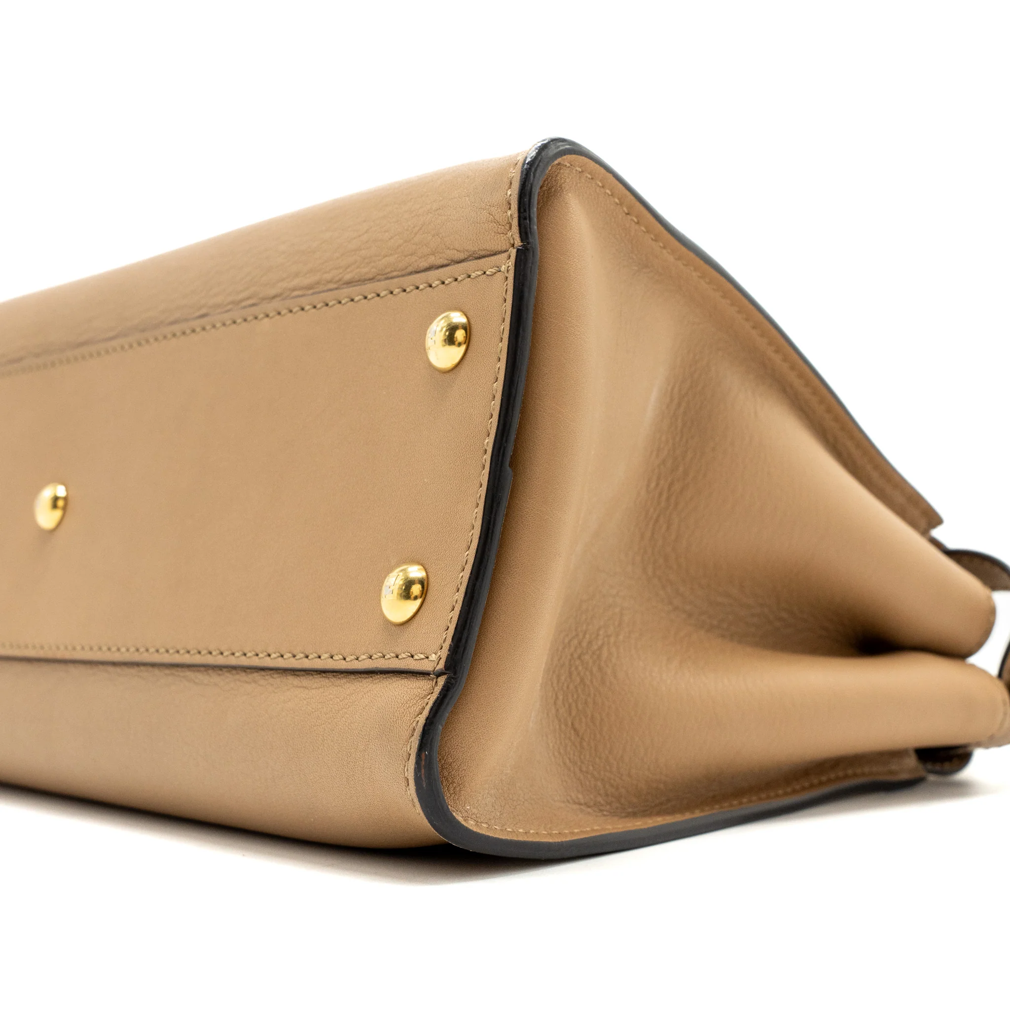 Fendi medium peekaboo calfskin tobacco multicolour hardware - Image 7