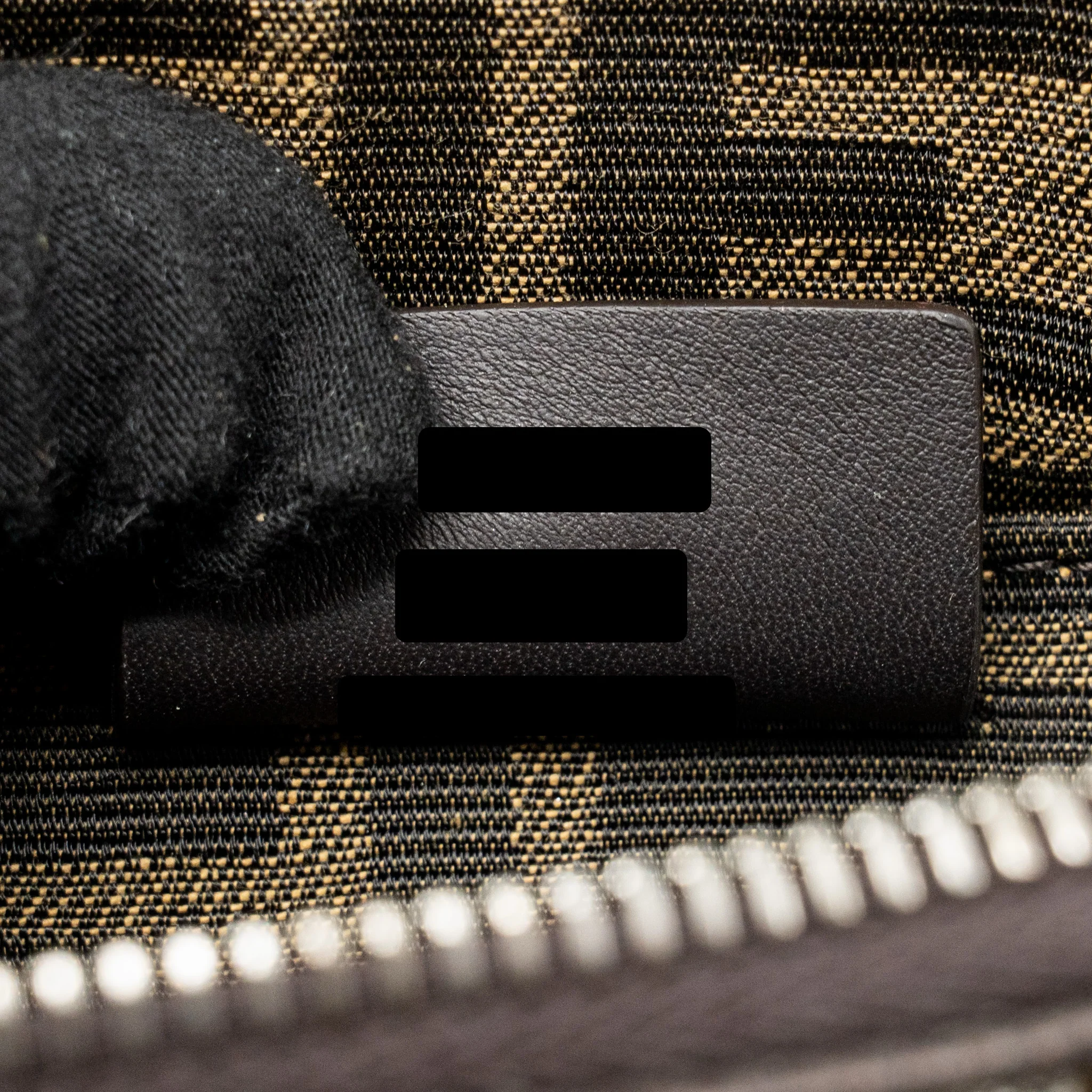 Fendi Mini By the Way with Handle Jacquard FF Canvas/Calfskin Silver/Brown SHW - Image 13