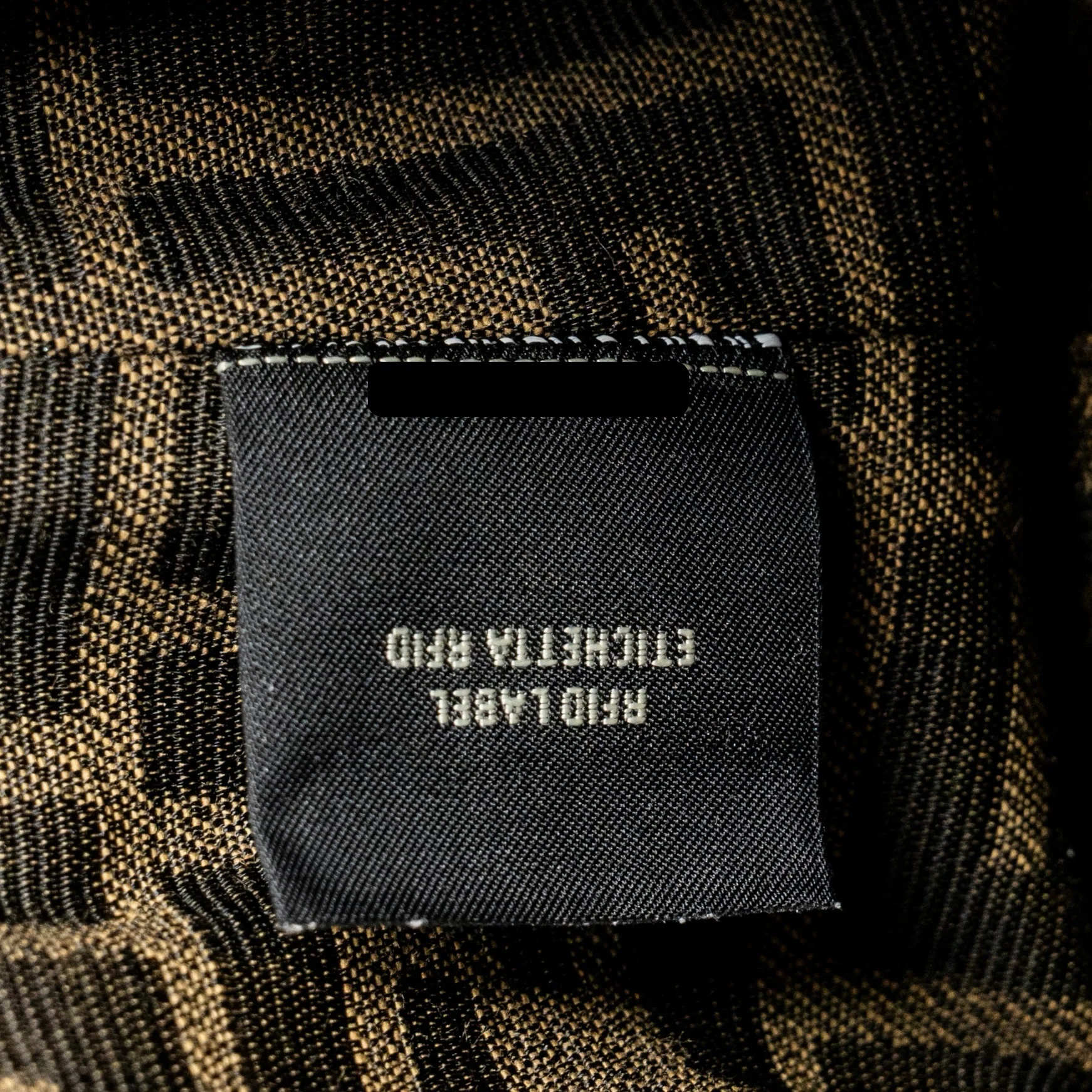 Fendi Mini By the Way with Handle Jacquard FF Canvas/Calfskin Silver/Brown SHW - Image 14