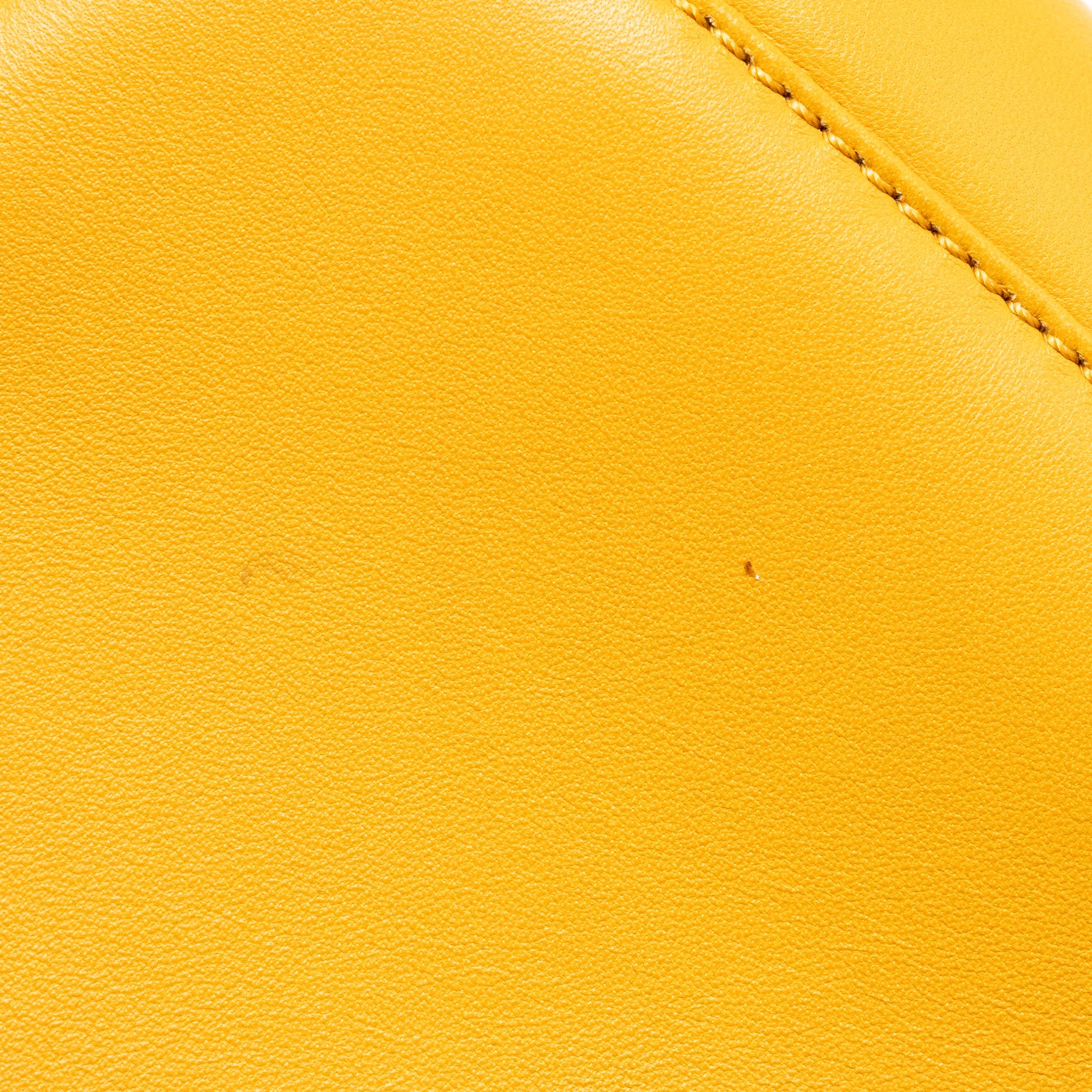 Fendi mini peekaboo Nappa lambskin orange SHW - Image 11