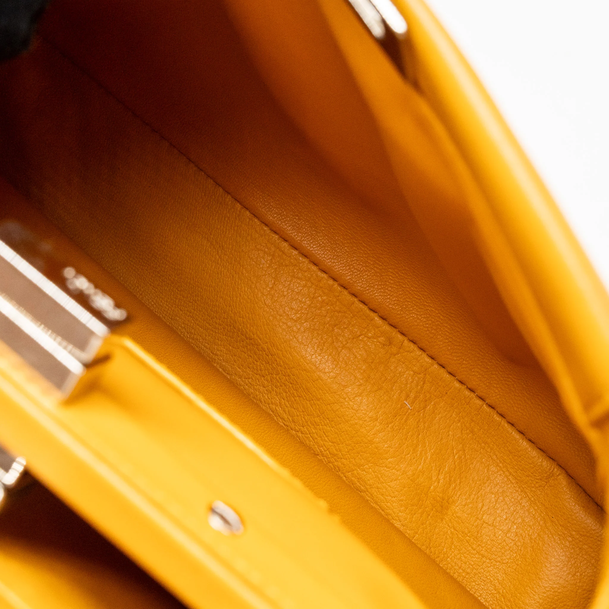 Fendi mini peekaboo Nappa lambskin orange SHW - Image 15