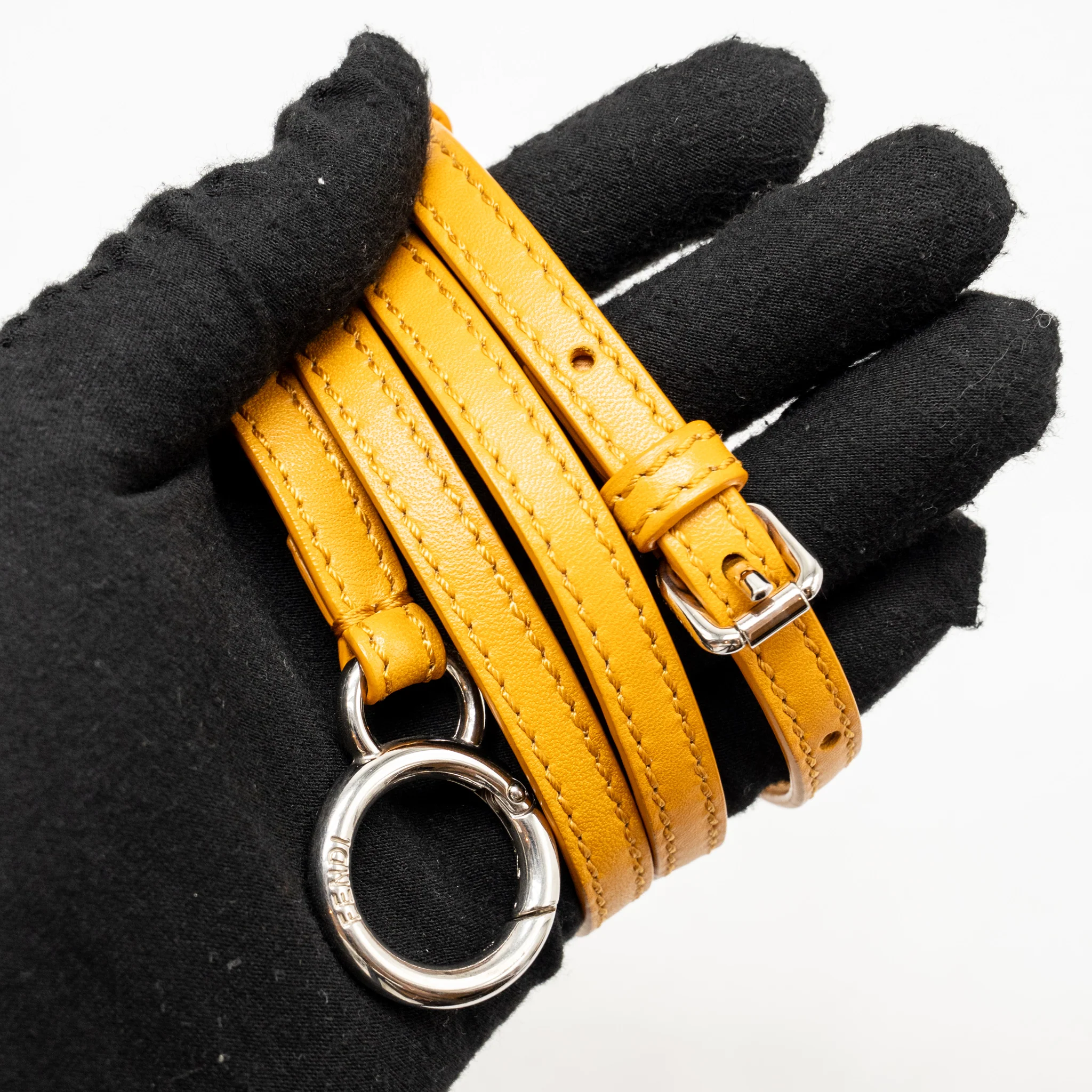 Fendi mini peekaboo Nappa lambskin orange SHW - Image 18