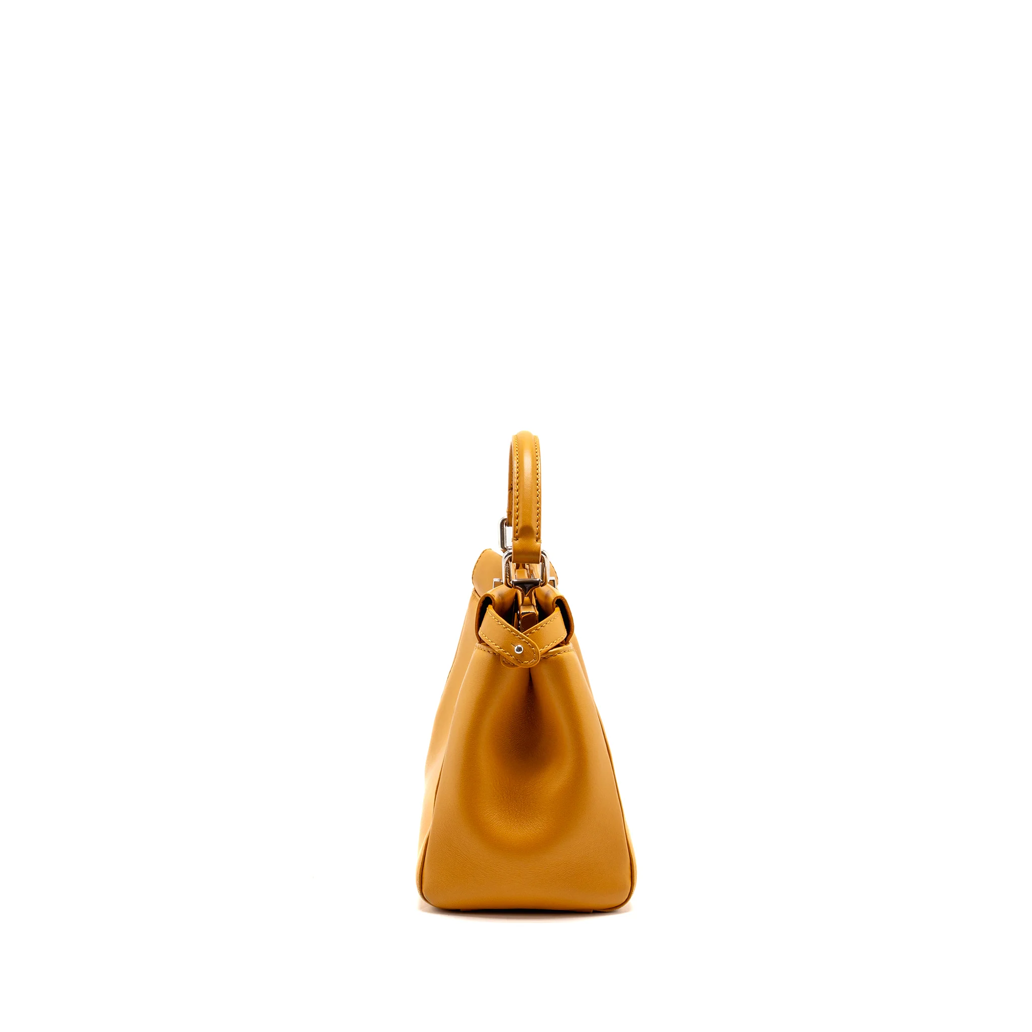 Fendi mini peekaboo Nappa lambskin orange SHW - Image 4