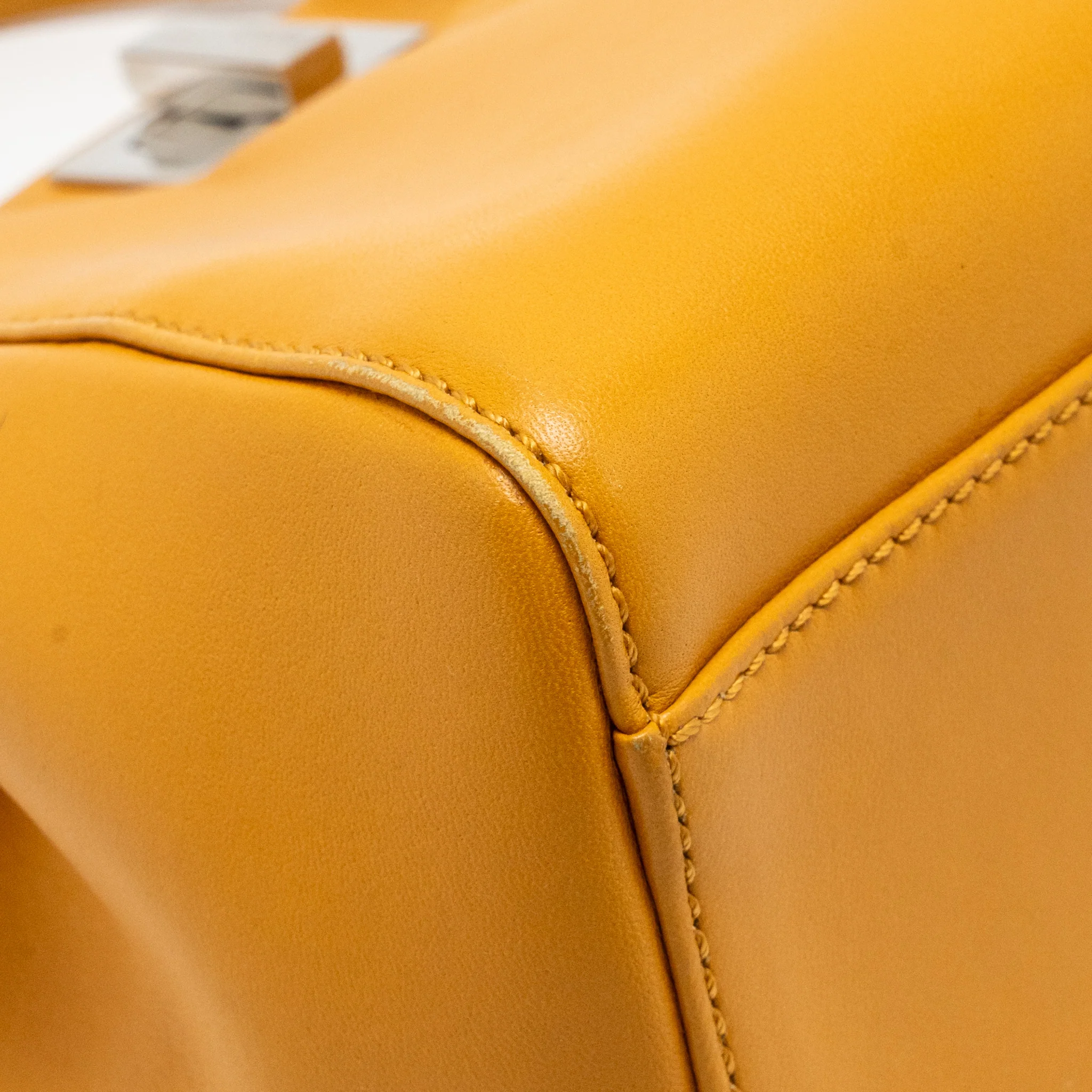 Fendi mini peekaboo Nappa lambskin orange SHW - Image 9