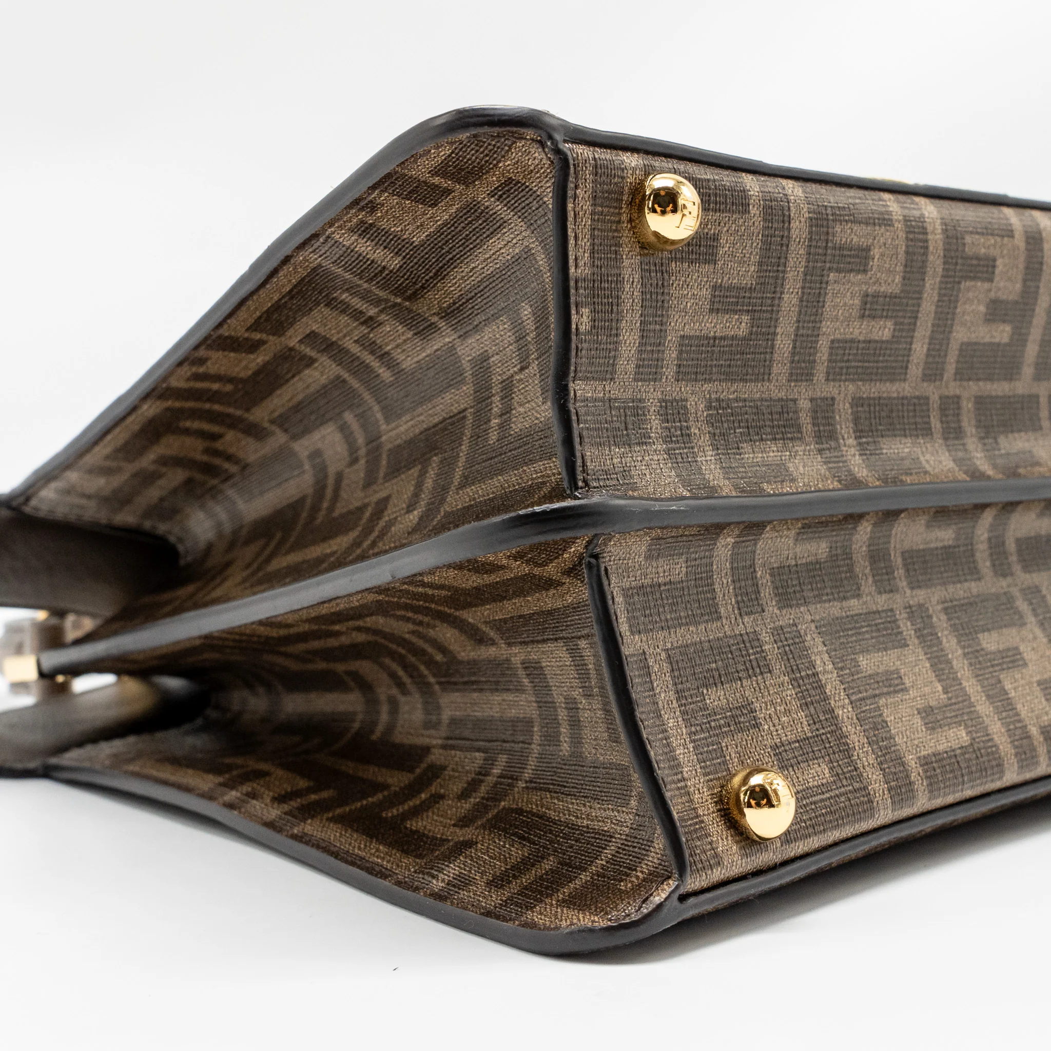 Fendi Peekaboo ISeeU Antonio Lopez Zucca coated canvas multicolour GHW - Image 6