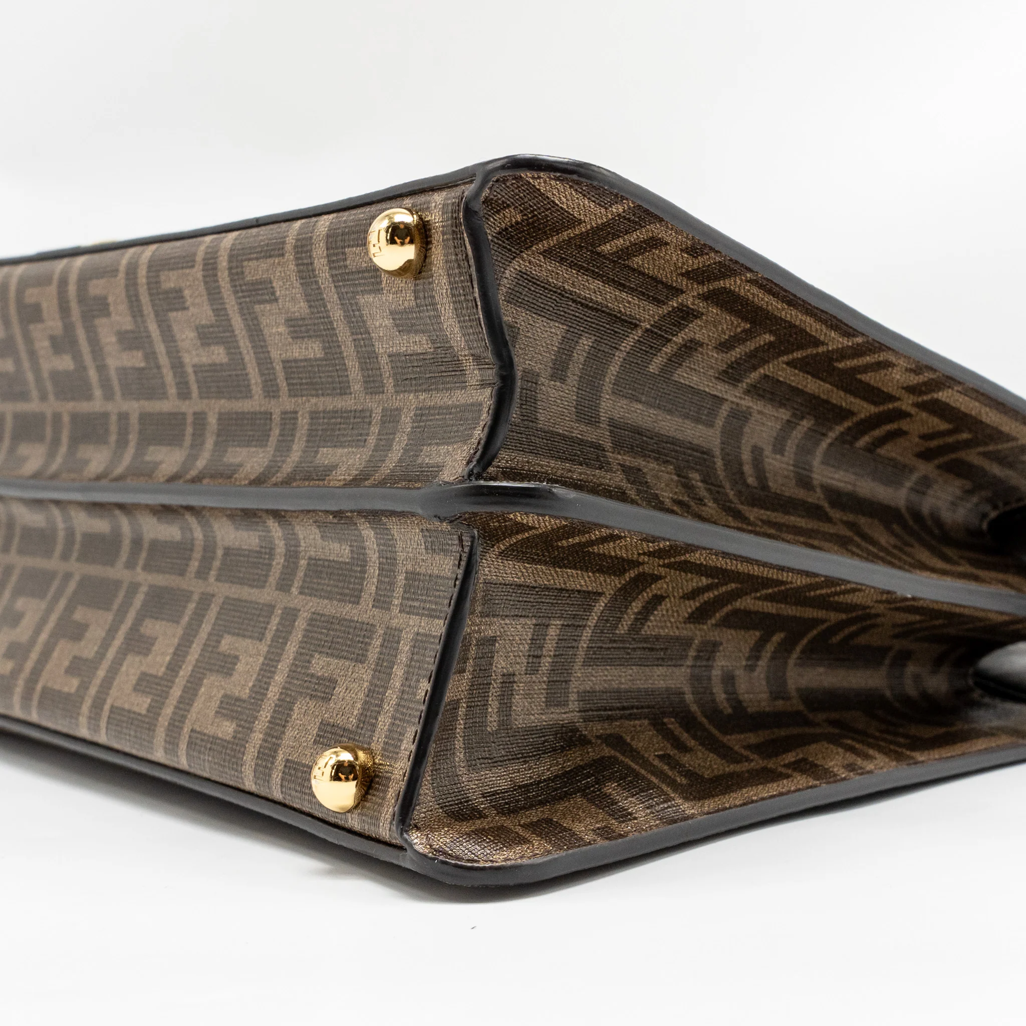 Fendi Peekaboo ISeeU Antonio Lopez Zucca coated canvas multicolour GHW - Image 7
