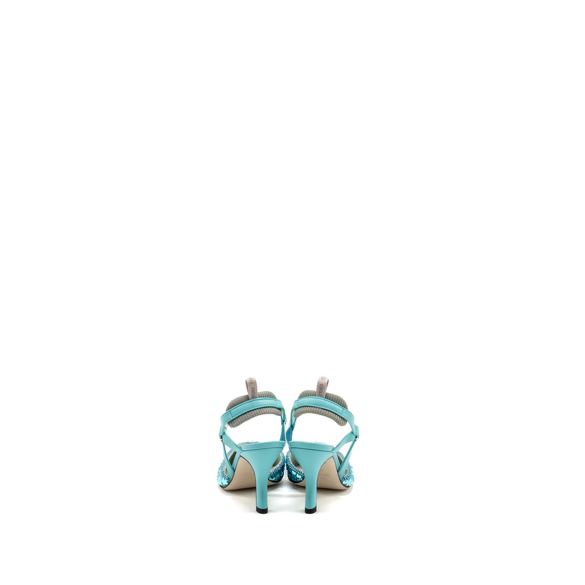 Fendi size 35 colibri lite sandal sequin blue - Image 3
