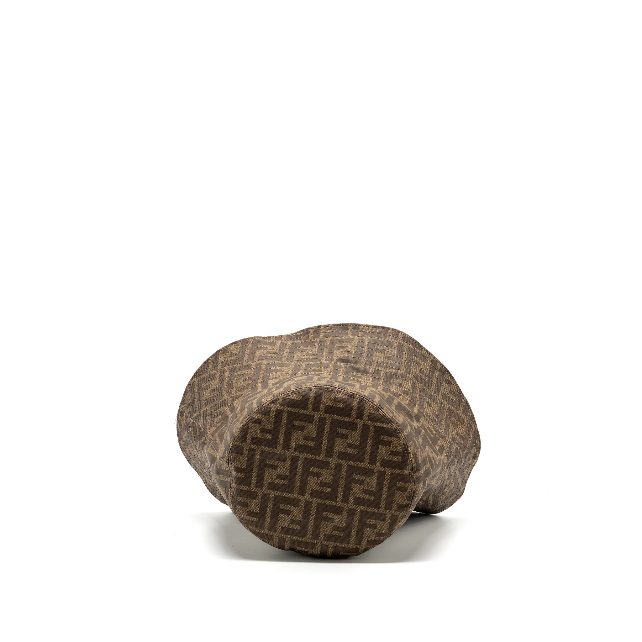 Fendi size M bucket hat brown tech fabric - Image 3