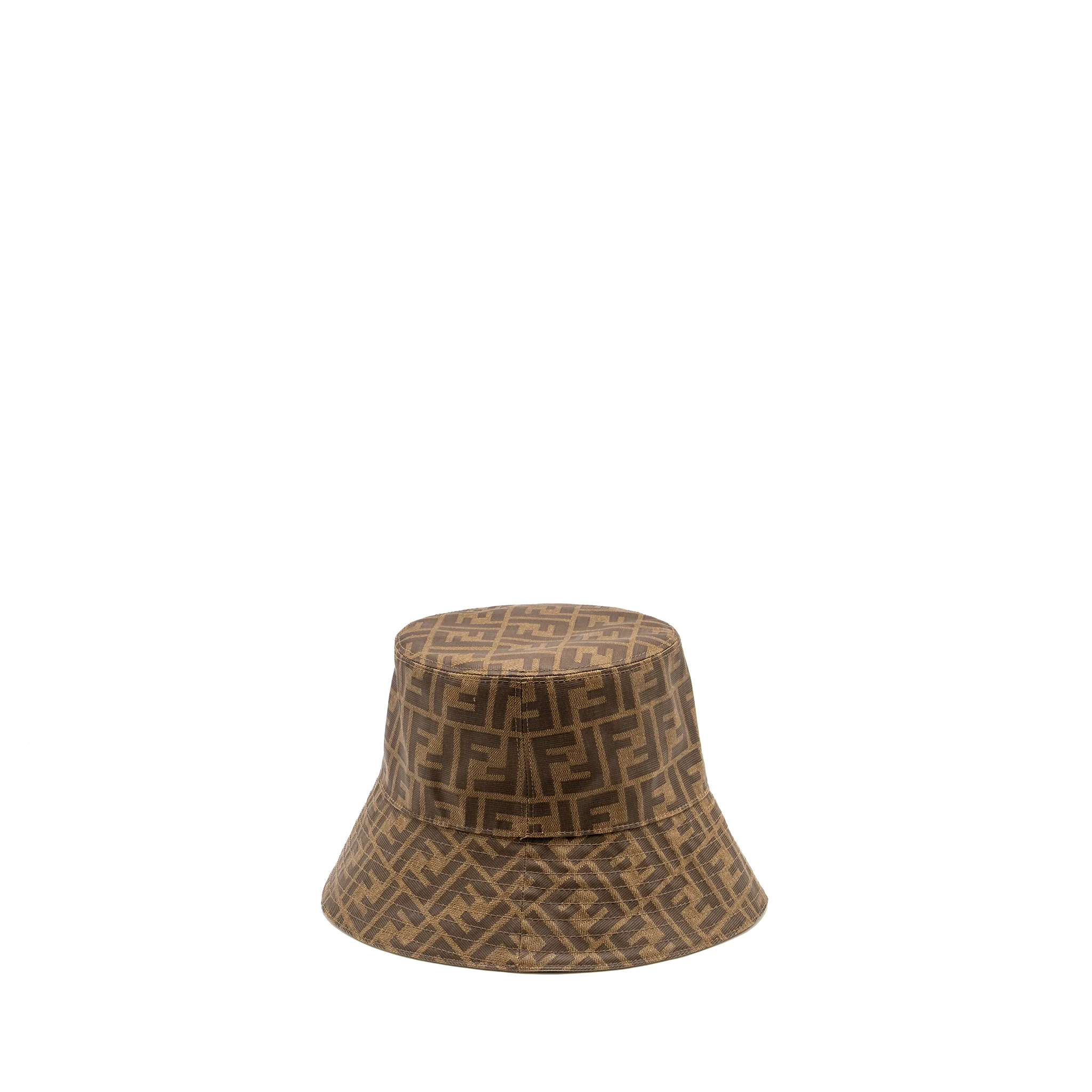 Fendi Size S Bucket Hat Brown/Beige - Image 2