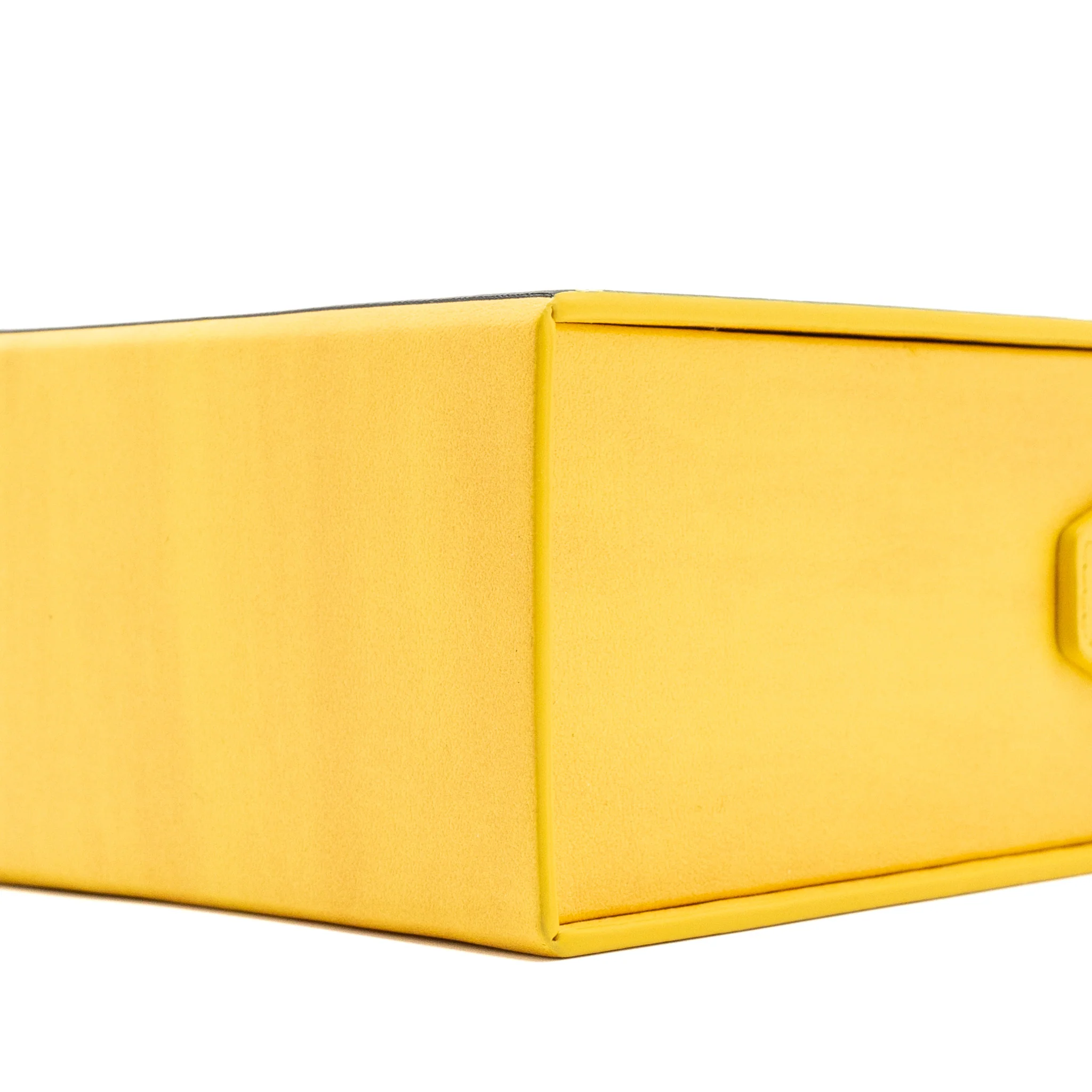 Fendi Vertical box bag calfskin yellow GHW - Image 7