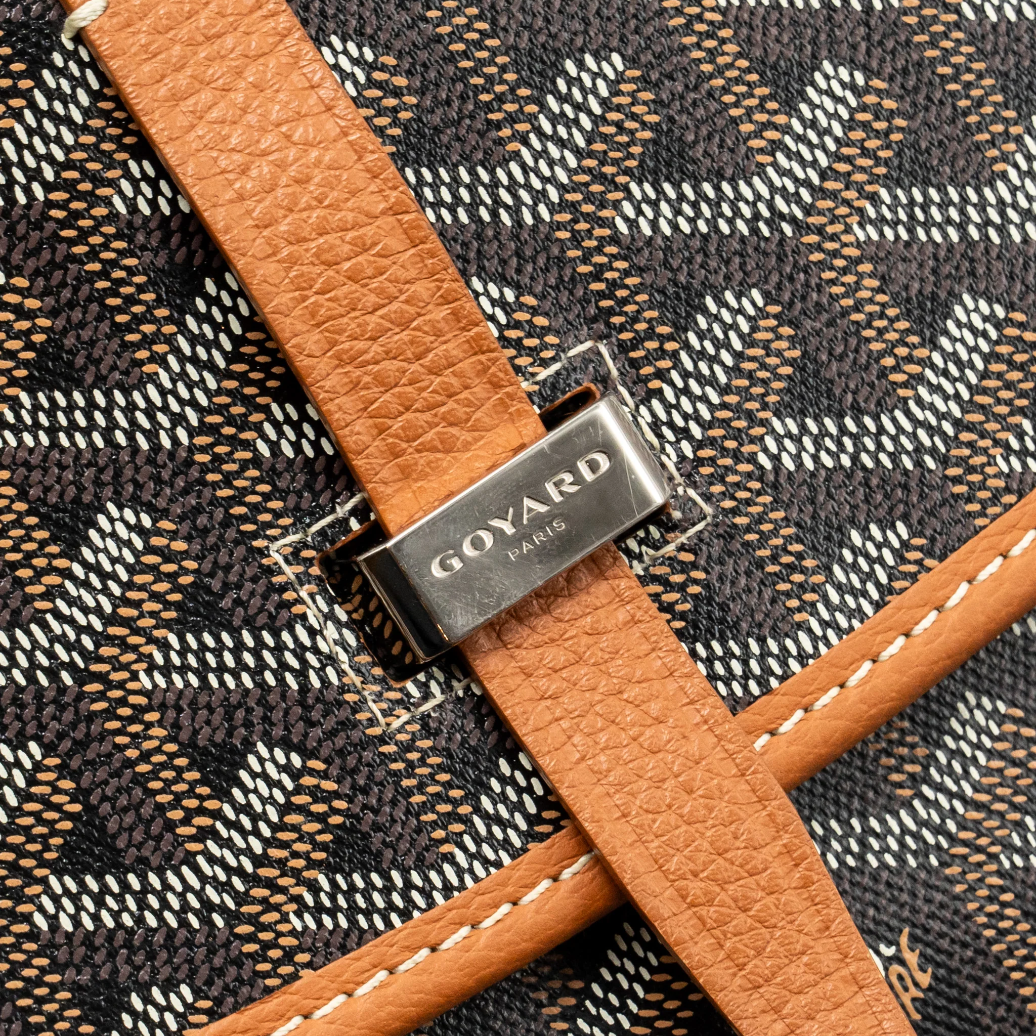 Goyard belvedere pm messenger bag Goyardine canvas/calfskin Tan SHW - Image 14