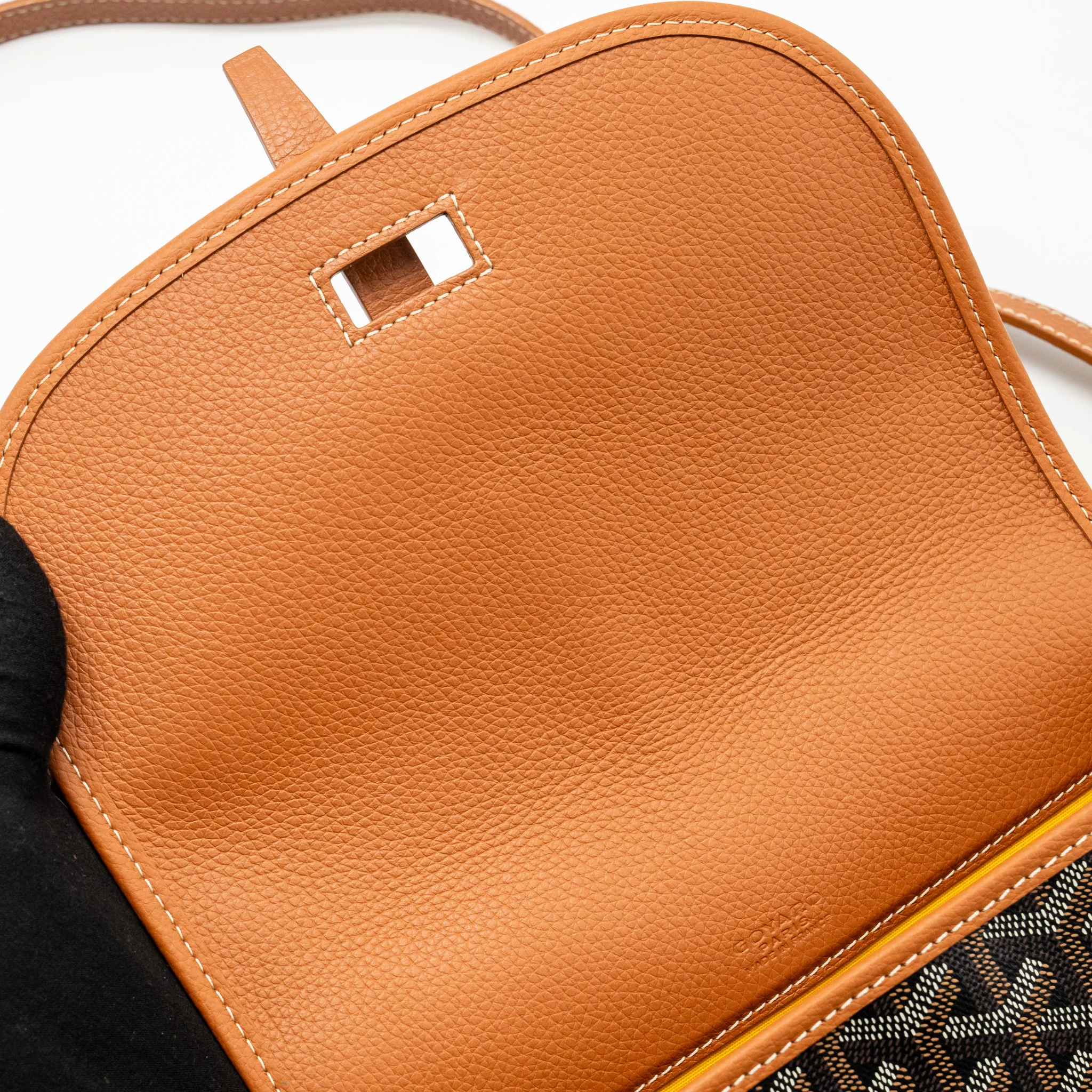 Goyard belvedere pm messenger bag Goyardine canvas/calfskin Tan SHW - Image 16